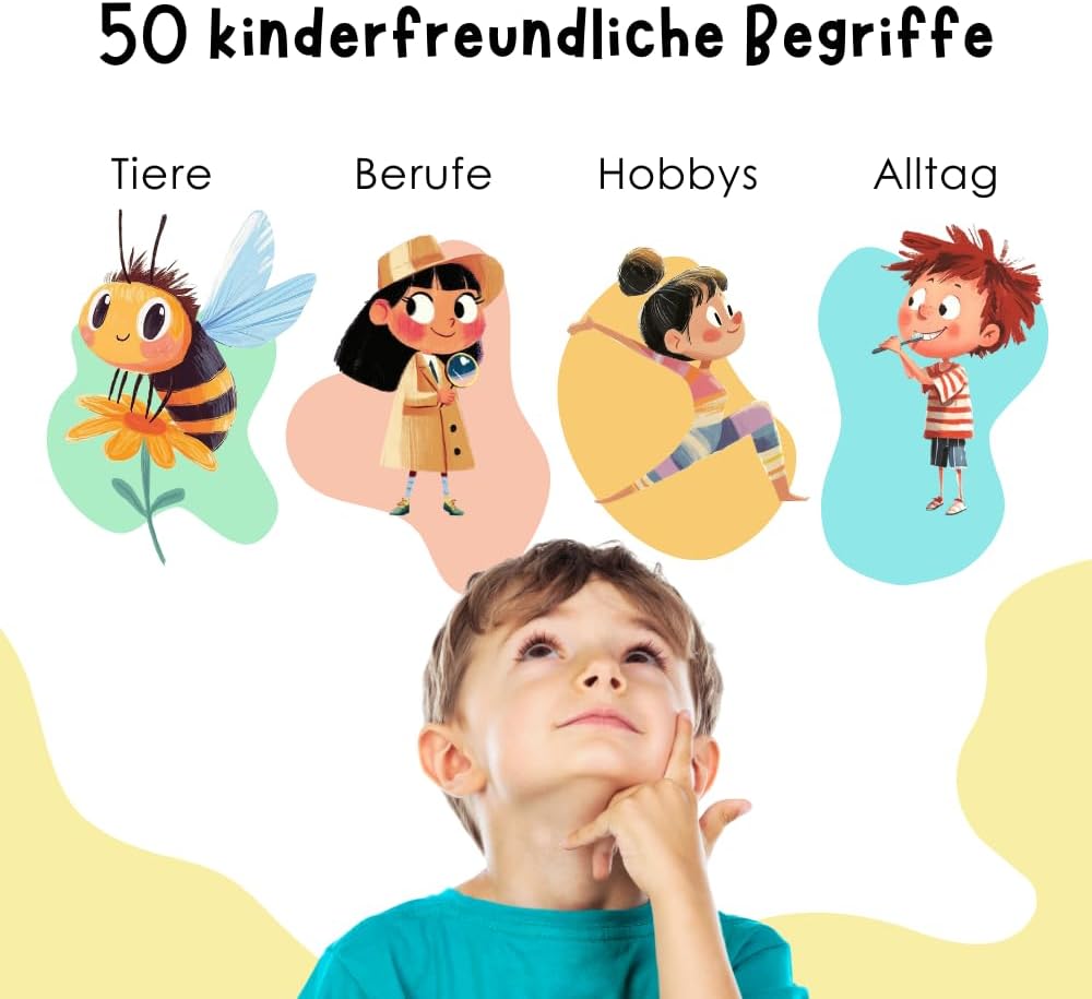 Detalle 2 de Rabano Art Pantomime Lernspiel fĂŒr Kinder đČ