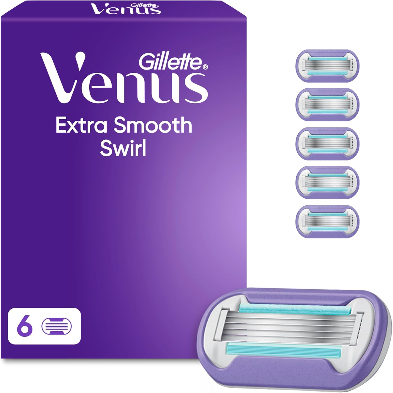 Detalle 2 de Gillette Venus Extra Smooth Swirl Razor 3-pack