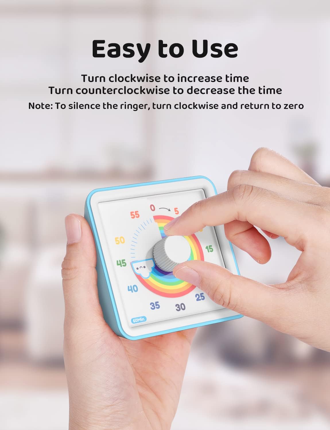 Detalle de LIORQUE Visual Timer, 60-Minute