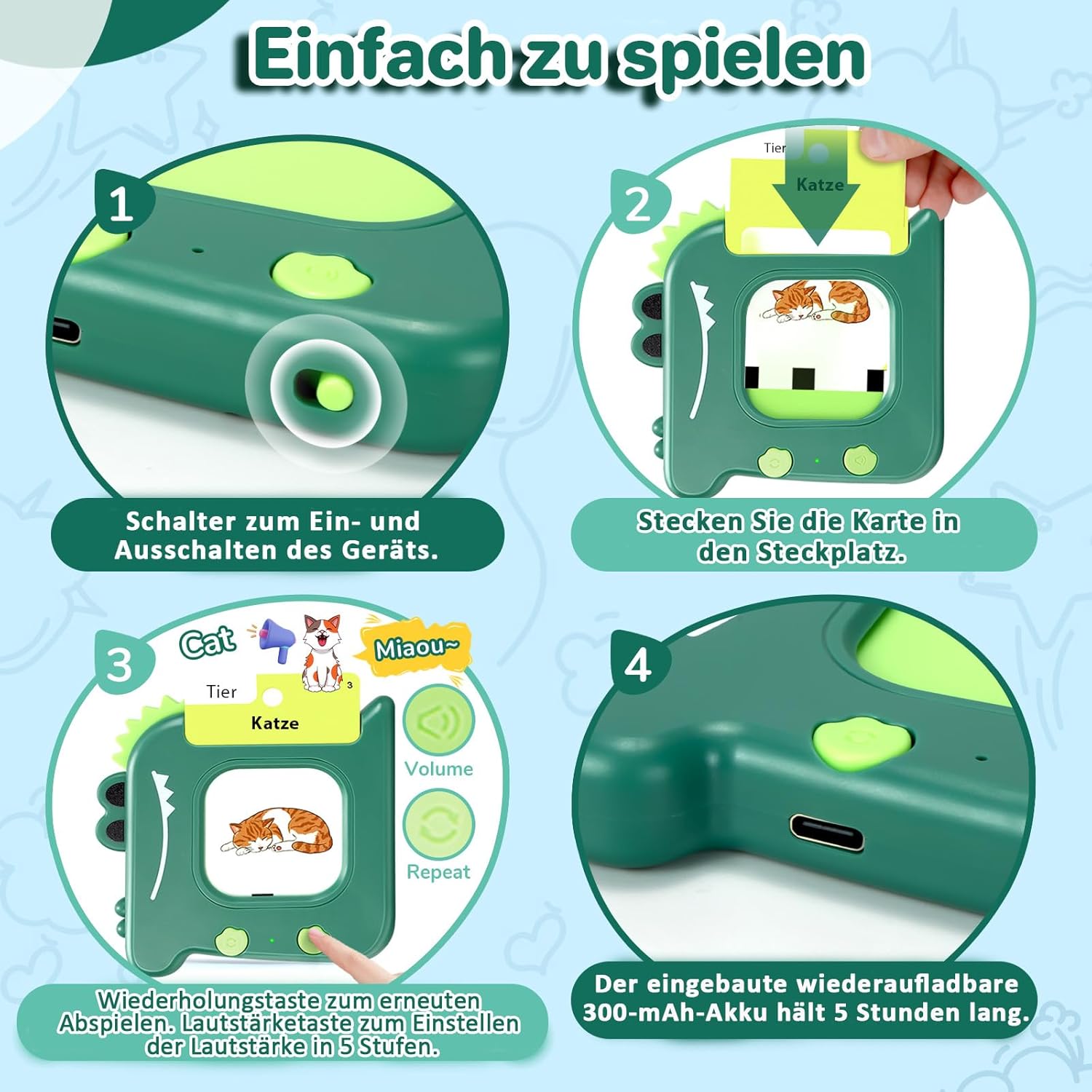 Detalle 2 de Lernkarten Deutsch AHJ 420 Wörter Sprechende