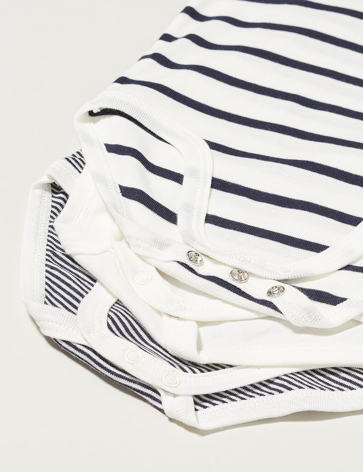 Thumbnail 3 de Petit Bateau Unisex Baby striped short-sleeve body (pack of 3) in organic cotton