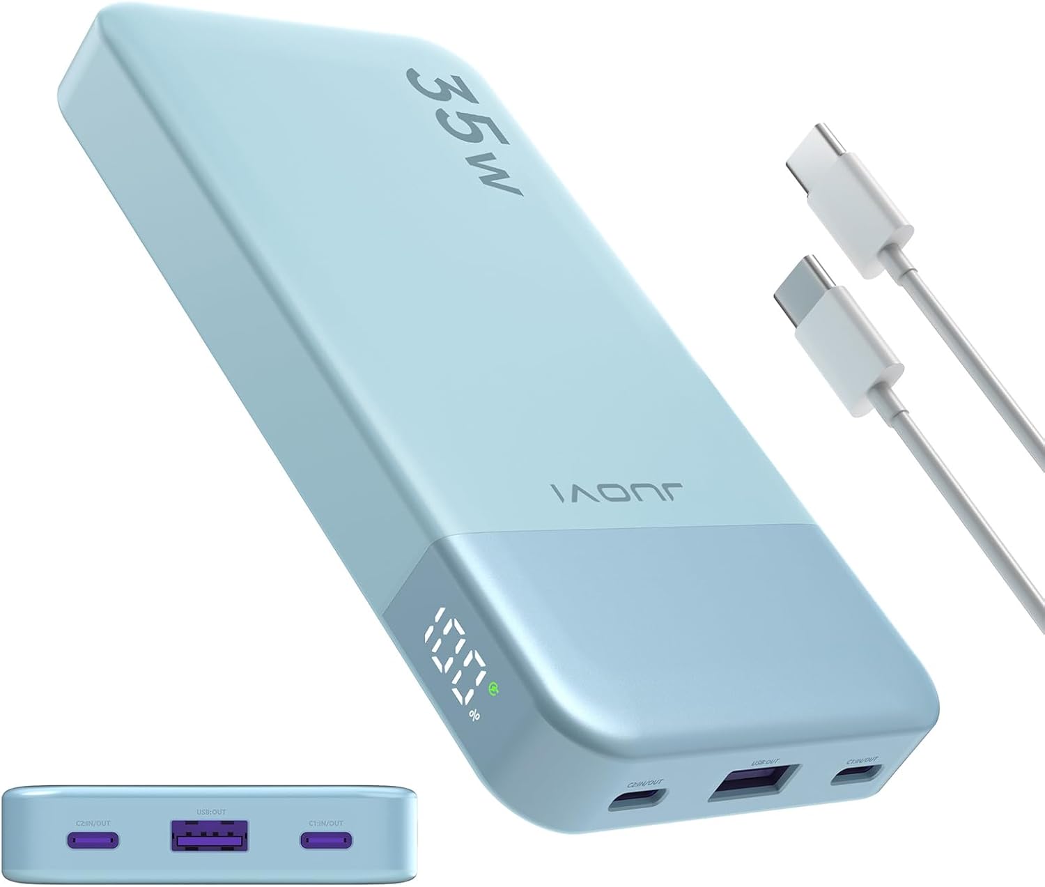 JUOVI Power Bank 10000mAh 35W