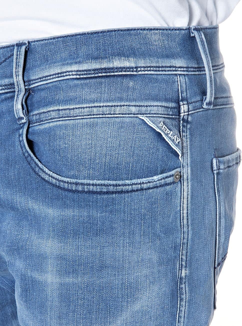 Thumbnail 4 de Replay Herren Jeans Anbass Slim-Fit mit Power Stretch