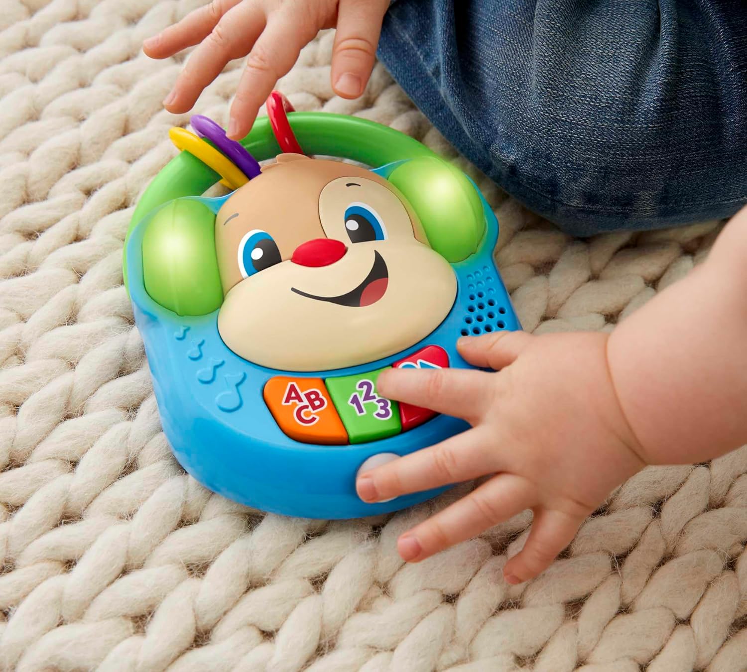Detalle de Fisher-Price Lettore Musicale Canta e Impara FPV06 — Giocattolo Elettronico Educativo per bambini 6-36 mesi