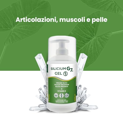 Detalle 1 de Silicium G7 Gel Corpo 500 ml: alta concentrazione di silicio per articulazioni e muscoli