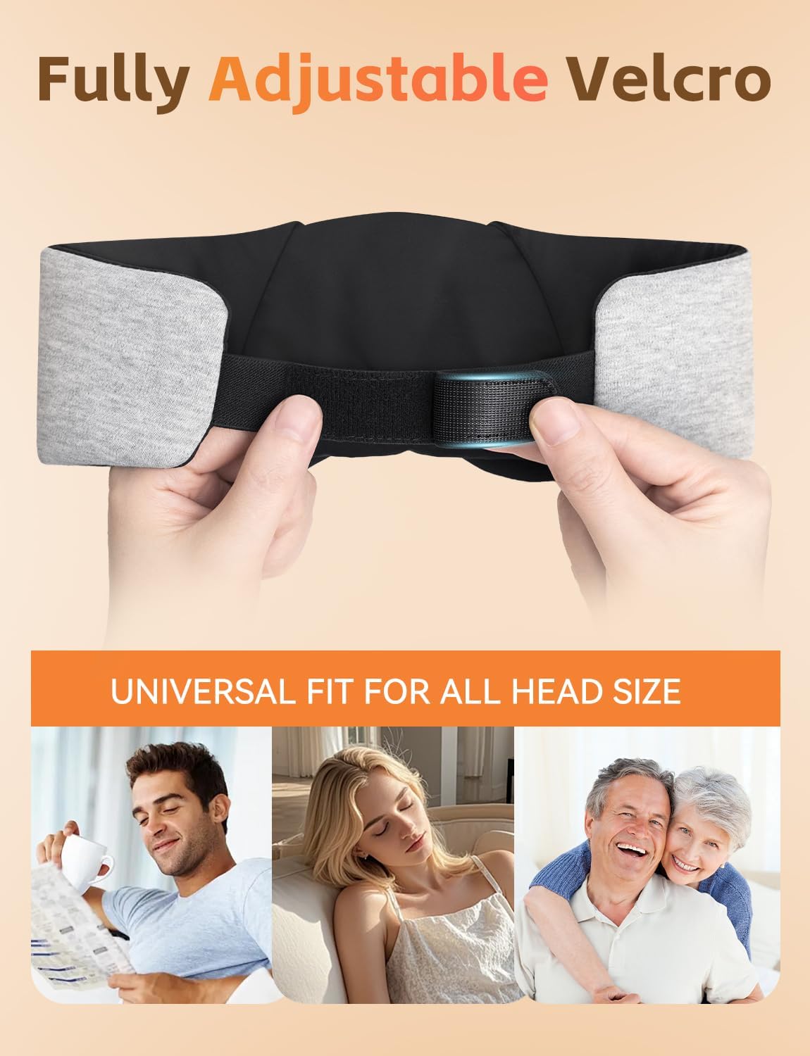 Thumbnail 6 de Sleep Mask Headphones with Bluetooth 6.0: All‑Night Audio for Side Sleepers