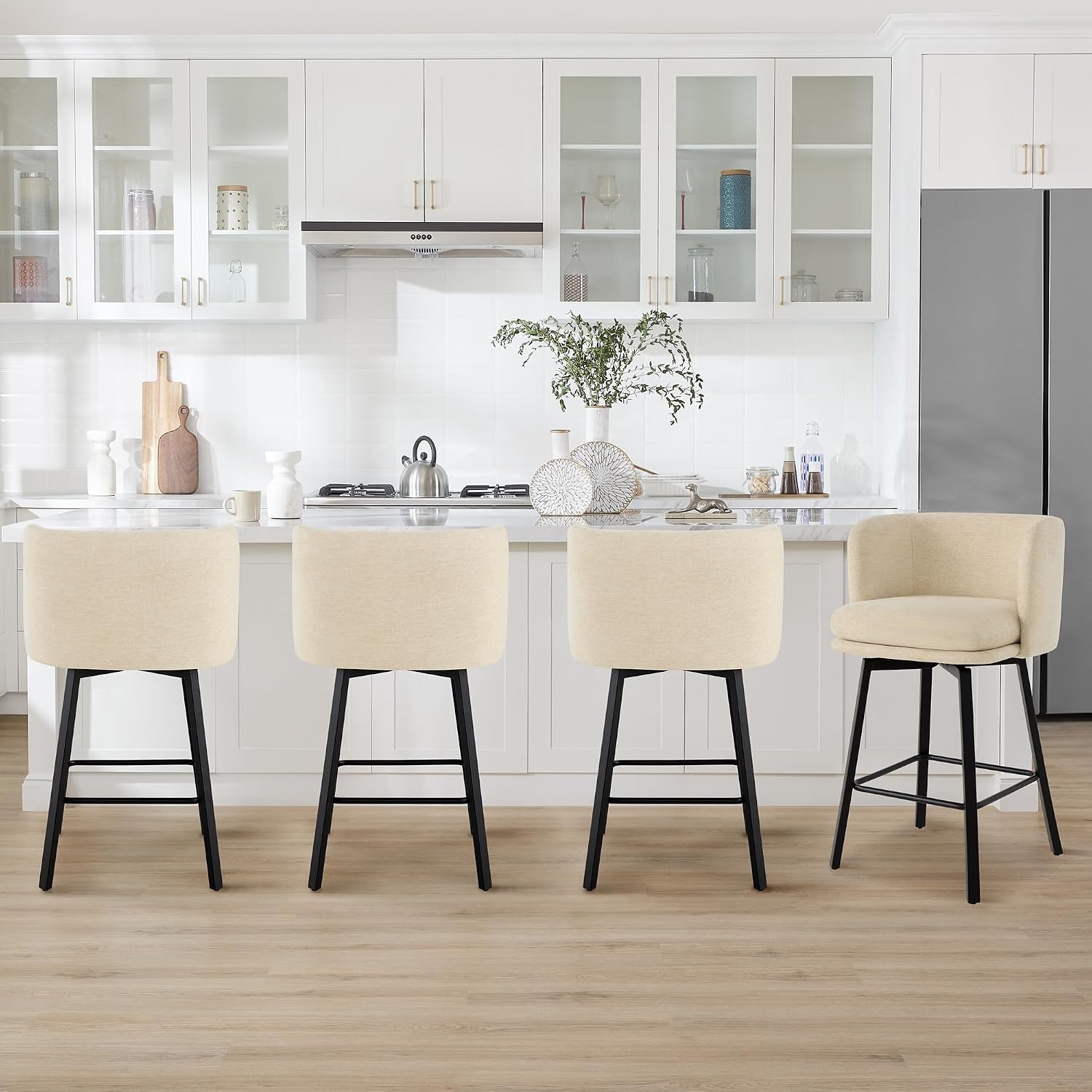 Detalle de Counter Height Swivel Bar Stools, 26-inch