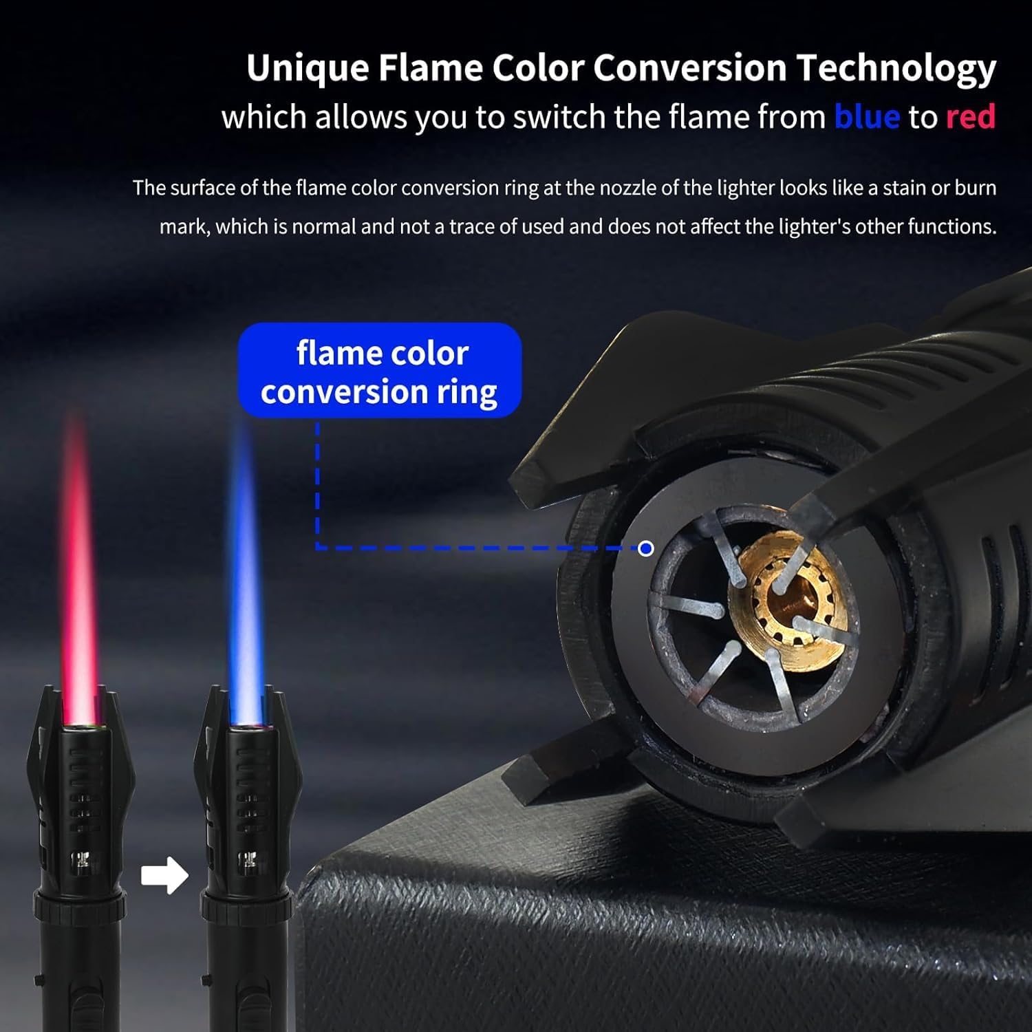 Detalle 2 de Butane Torch Lighter, Refillable