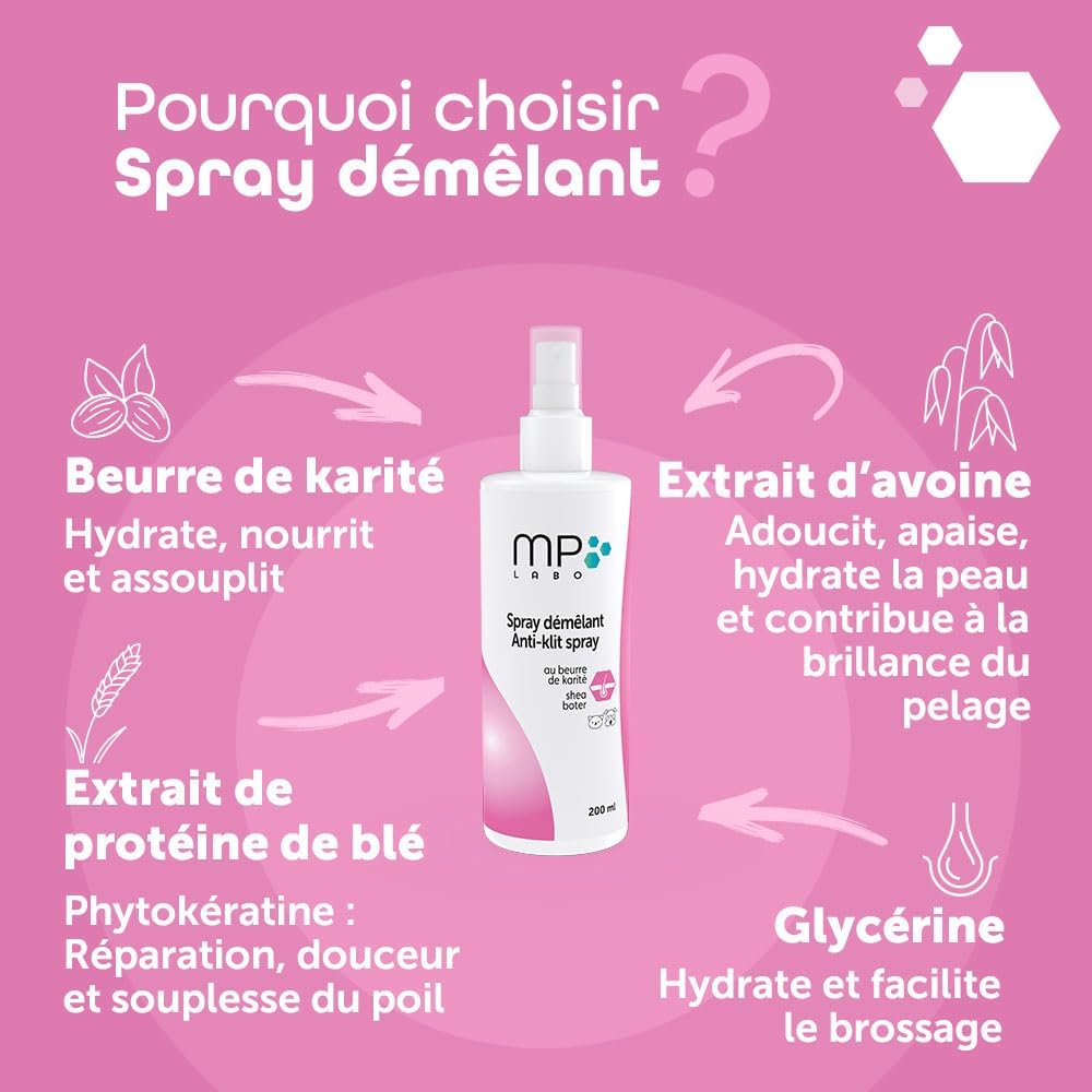 Thumbnail 4 de MP Labo Spray Démêlant Beurre de Karité 200 ML