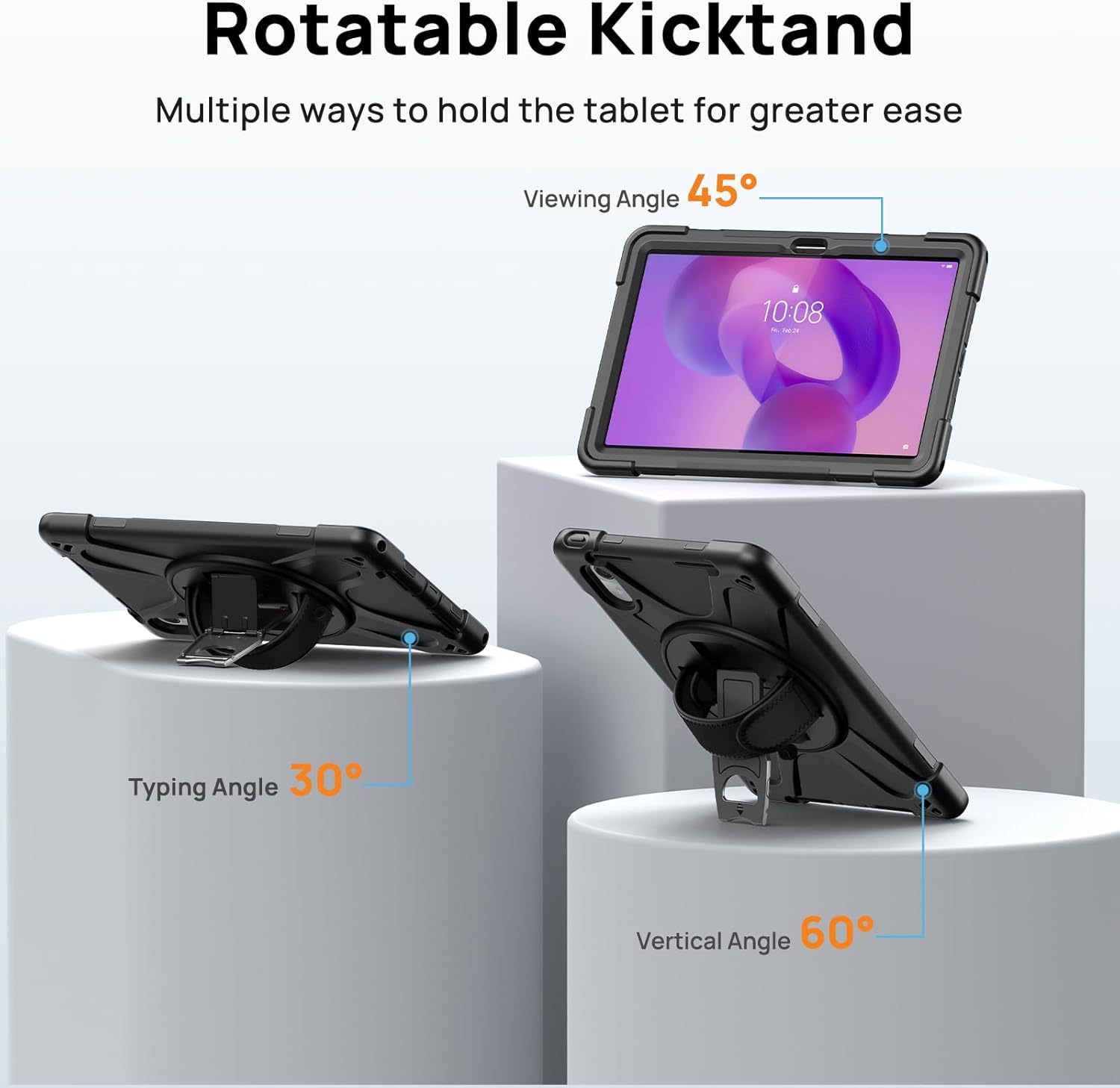Thumbnail 4 de Gerutek Case for Lenovo Idea Tab 11 inch 2025 – 360° Rotating Rugged Case