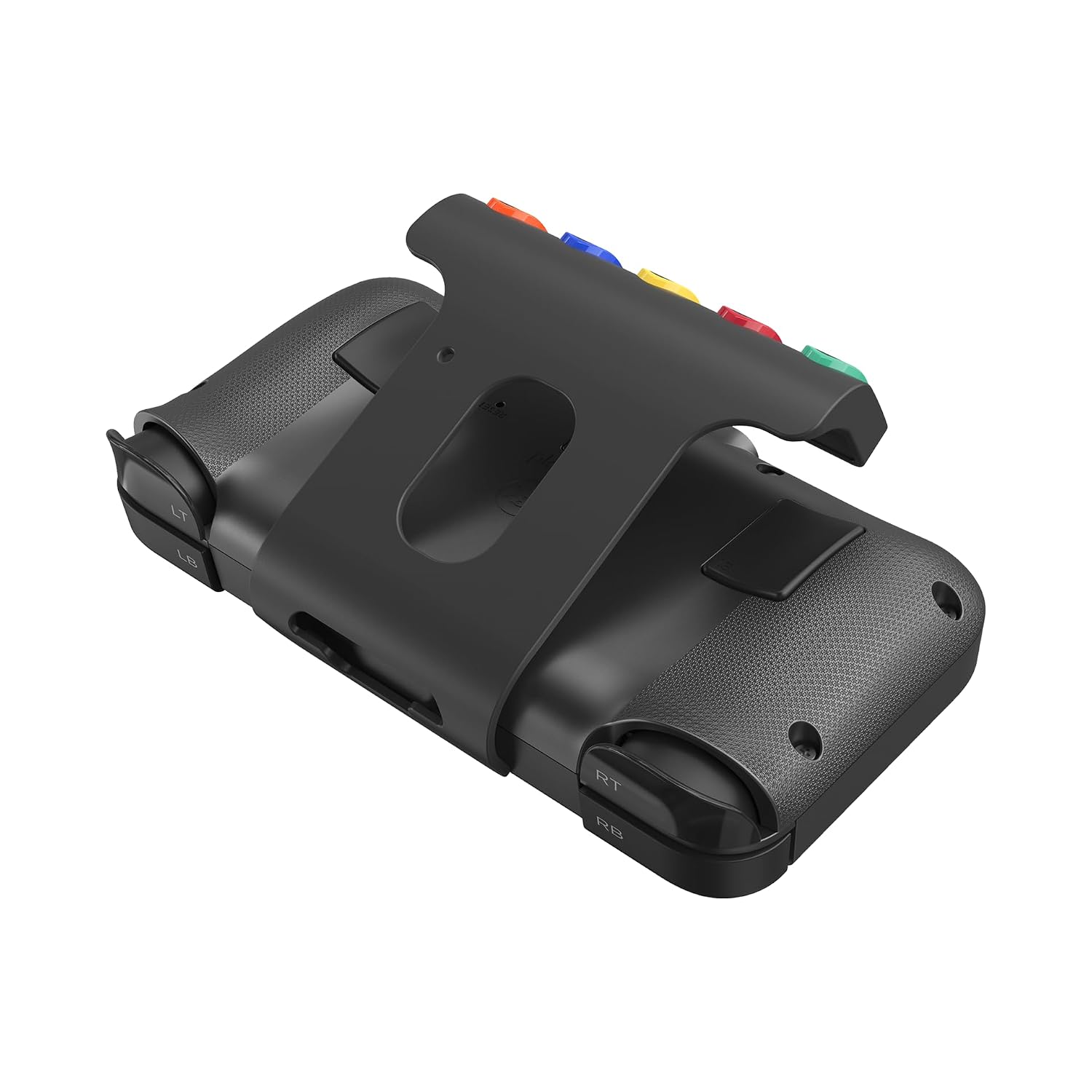 Detalle de CRKD NEO S Controller with 5-Fret Guitar Grip Attachment (Black Tribal Edition) for PC, iPhone, Android, Switch/Switch 2 & More