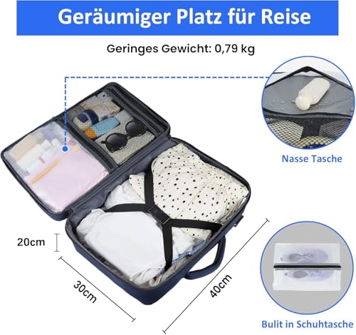 Thumbnail 2 de Taygeer Reise Rucksack 40x30x20 – Handgepäck 24 L, Laptopfach 15,6