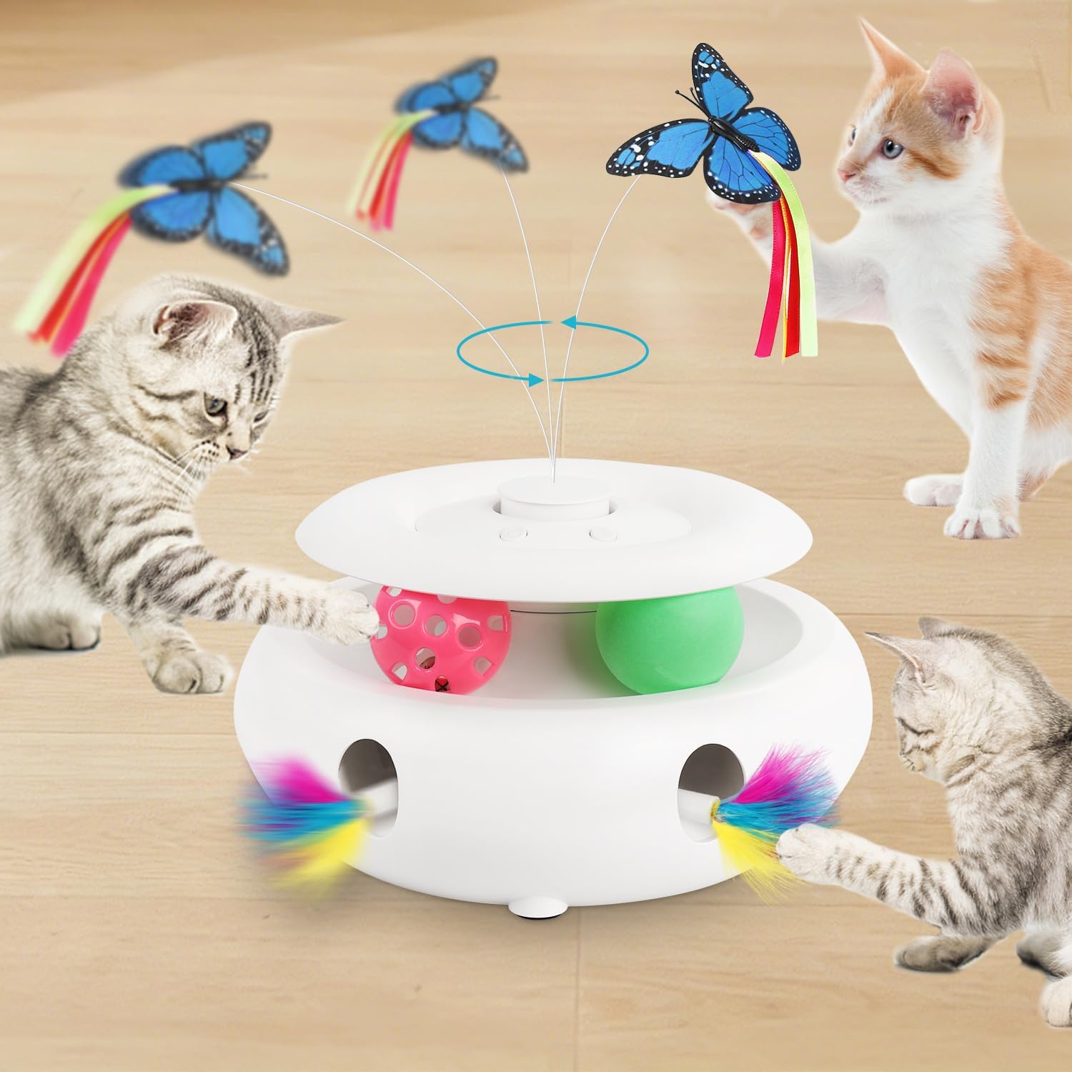 Detalle de 3-in-1 Interactive Cat Toy