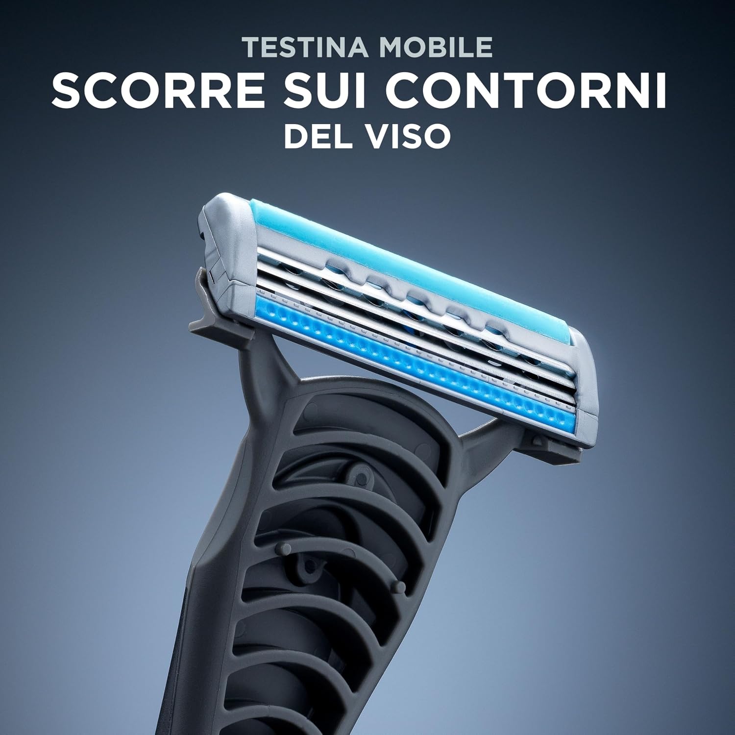 Thumbnail 1 de Wilkinson Sword Essential 3 Black — Rasoio usa e getta a 3 lame, testina girevole, Aloe, confezione da 12