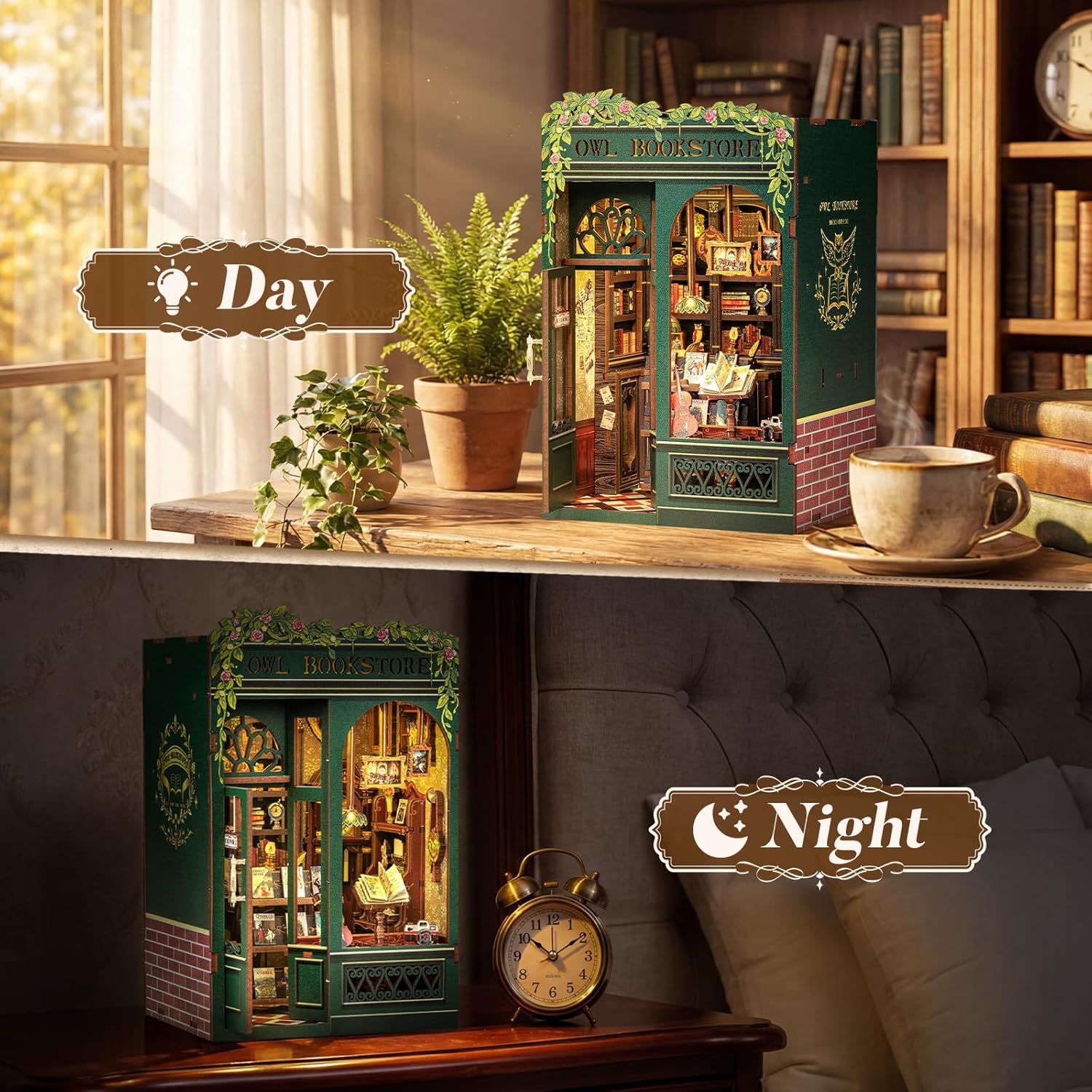Thumbnail 5 de CUTEBEE Book Nook Kit 1-2 hr