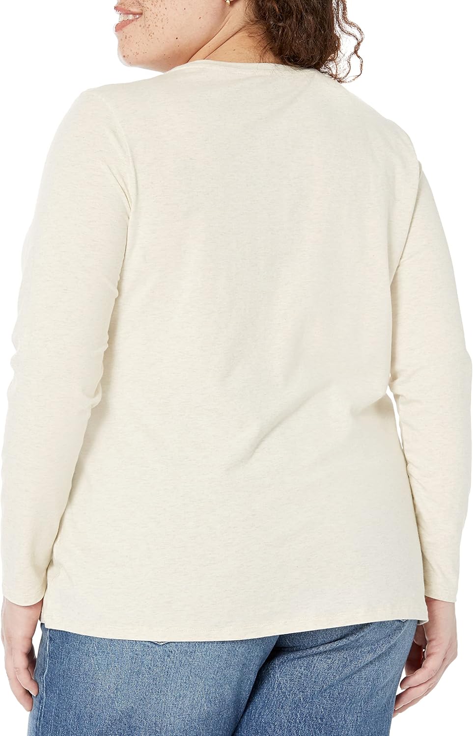 Thumbnail 4 de Amazon Essentials Femme T-Shirt à Manches Longues, Col Rond, Coupe Classique – Disponible en Grande Taille