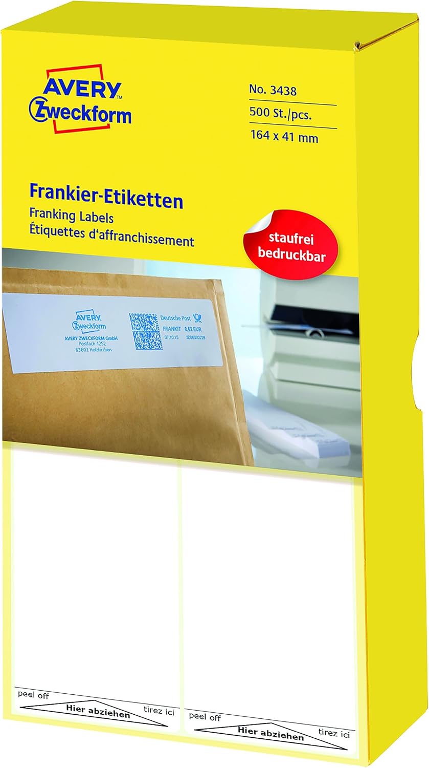 Thumbnail 6 de AVERY Zweckform 3441 Frankier-Etiketten 128x38