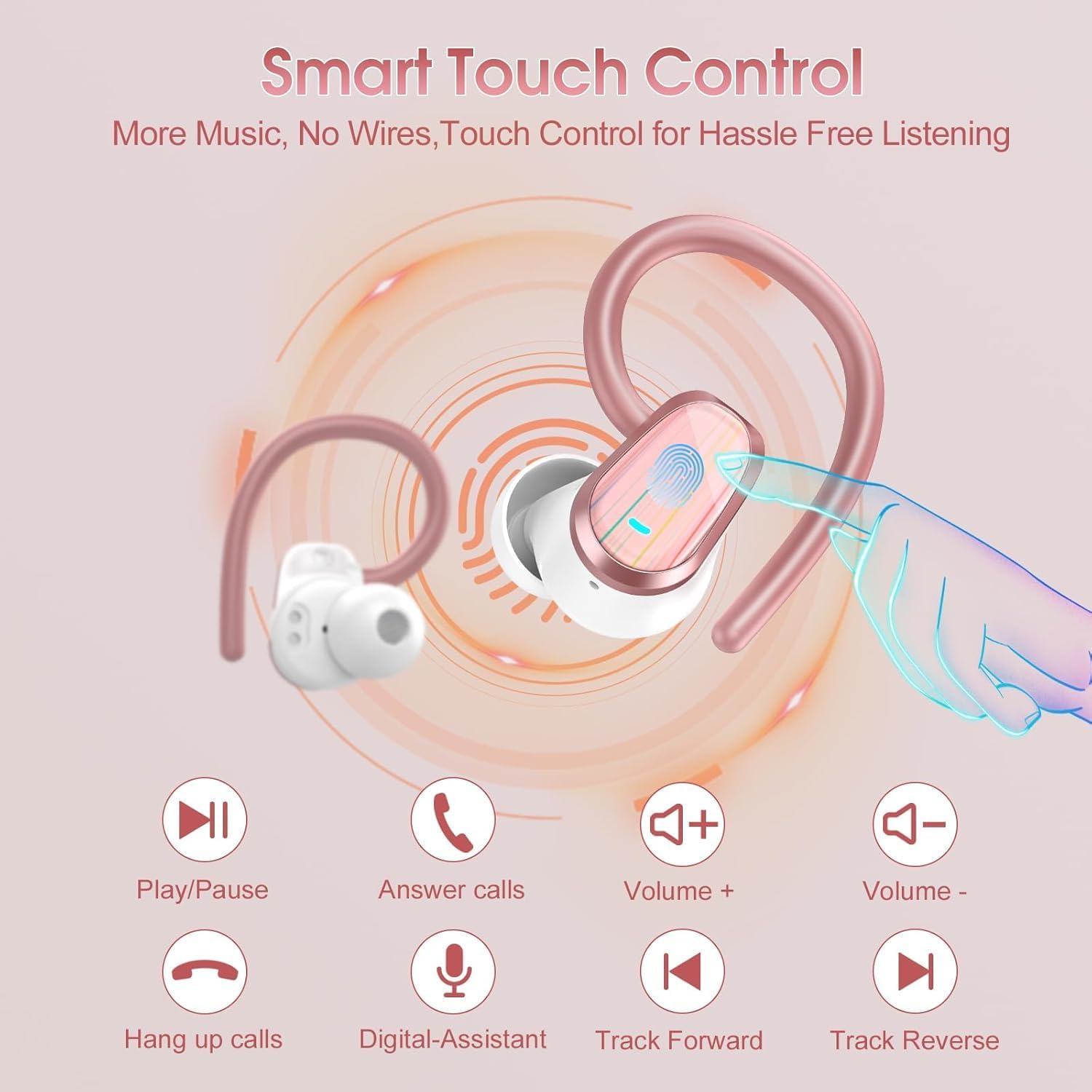Thumbnail 6 de Wireless Sport Earbuds, Rose