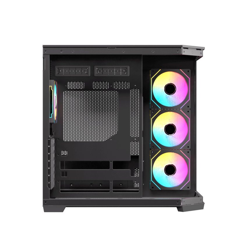 Thumbnail 1 de Nfortec Pulsar ARGB Semi Torre ATX — doble cristal y 4 ventiladores