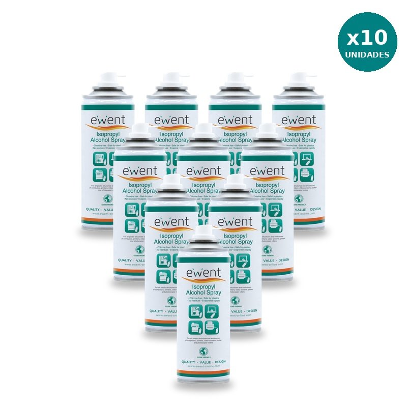 Detalle 2 de Ewent pulverizador de alcohol isopropílico, pack de 10 unidades de 200 ml