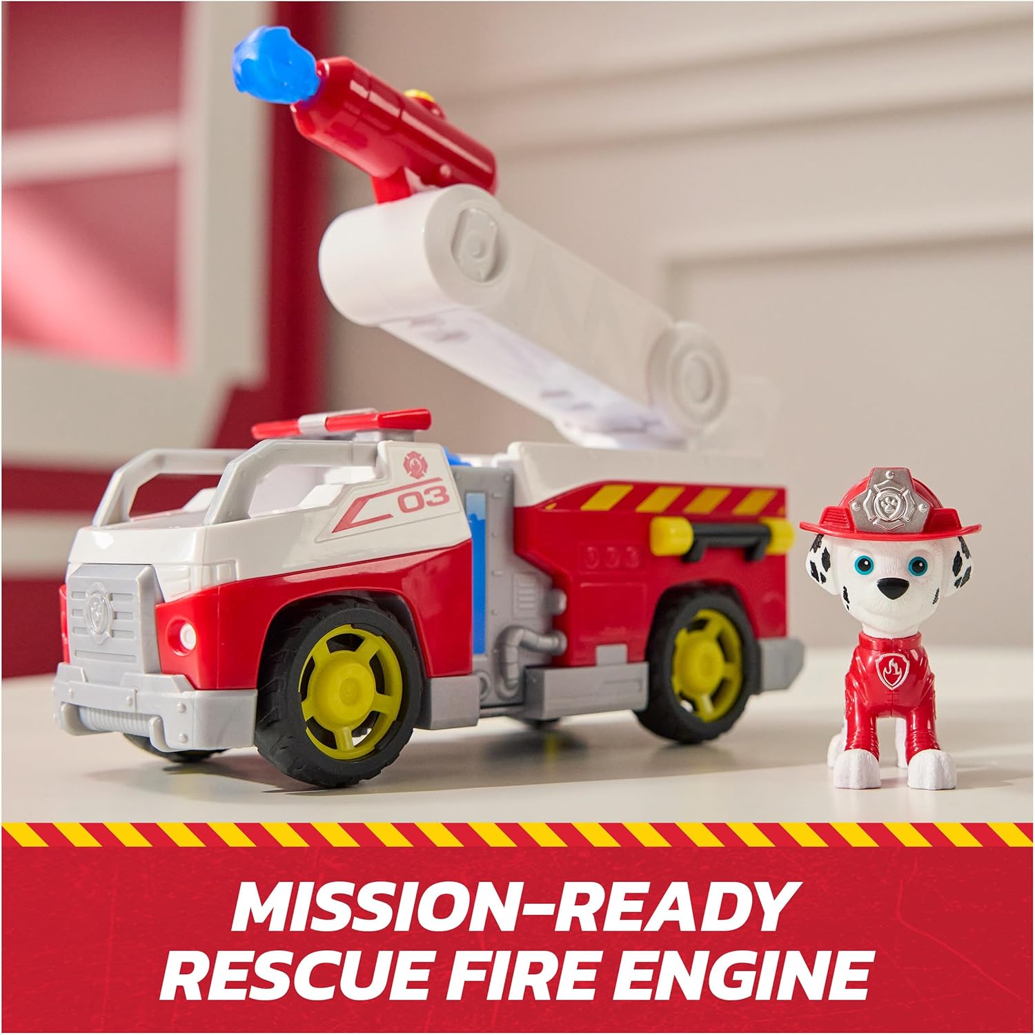 Thumbnail 2 de Marshall Rescue Fire Engine 20.3 cm toy