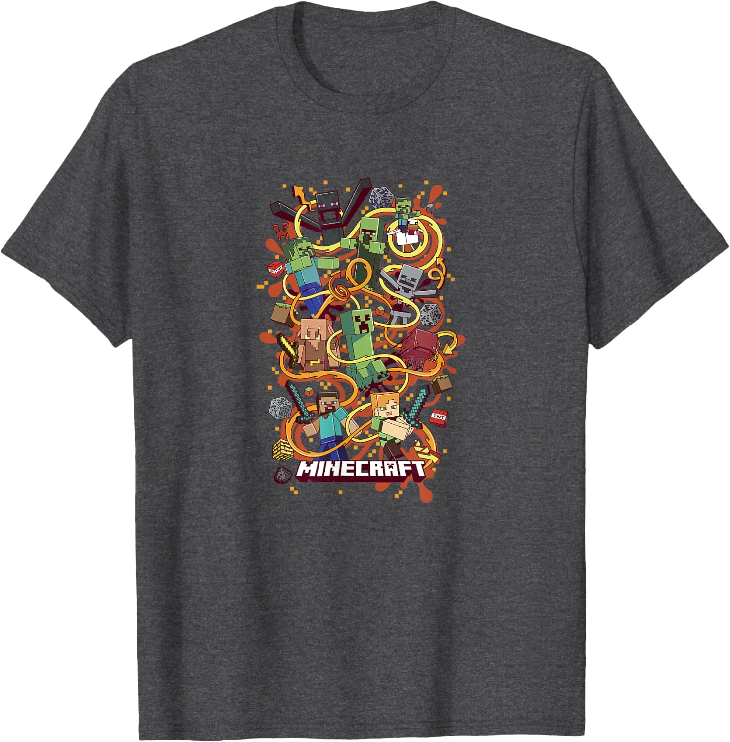 Thumbnail 5 de Minecraft Group Shot T‑Shirt Arrow