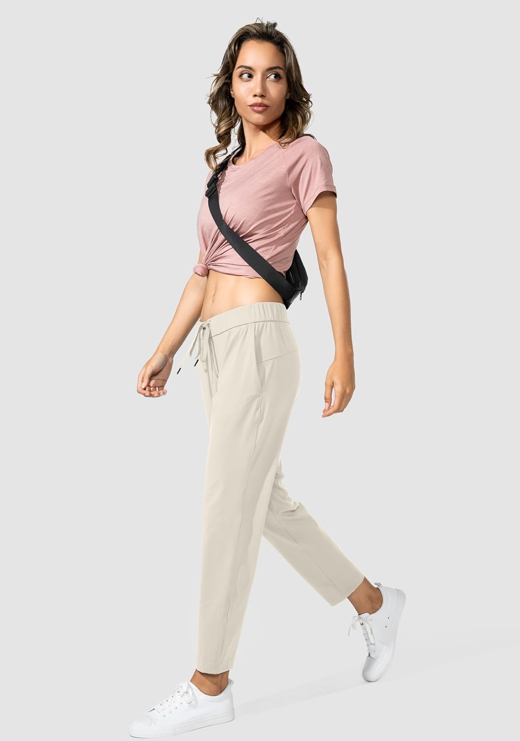 Detalle 2 de G Gradual Women's 7/8 Stretch Ankle Pants with Deep Pockets and Drawstring