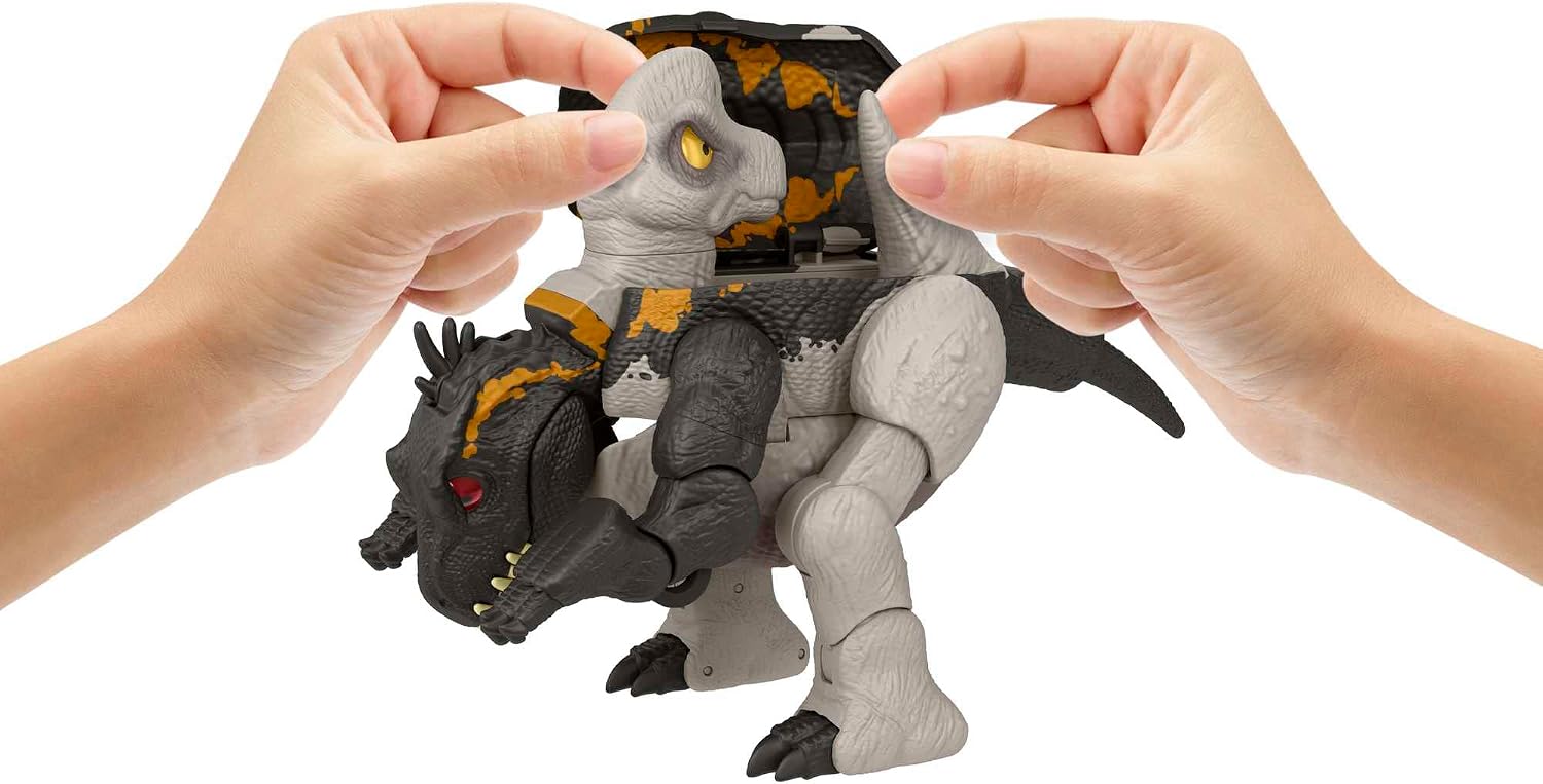 Detalle 2 de Mattel Jurassic World Fierce Changers Dinosaurio Transformable 🦖
