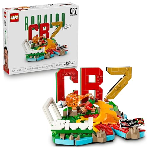 Detalle de LEGO Editions Cristiano Ronaldo – Highlights calcistici (43012) | Miniatura da Esposizione con Minifigure CR7