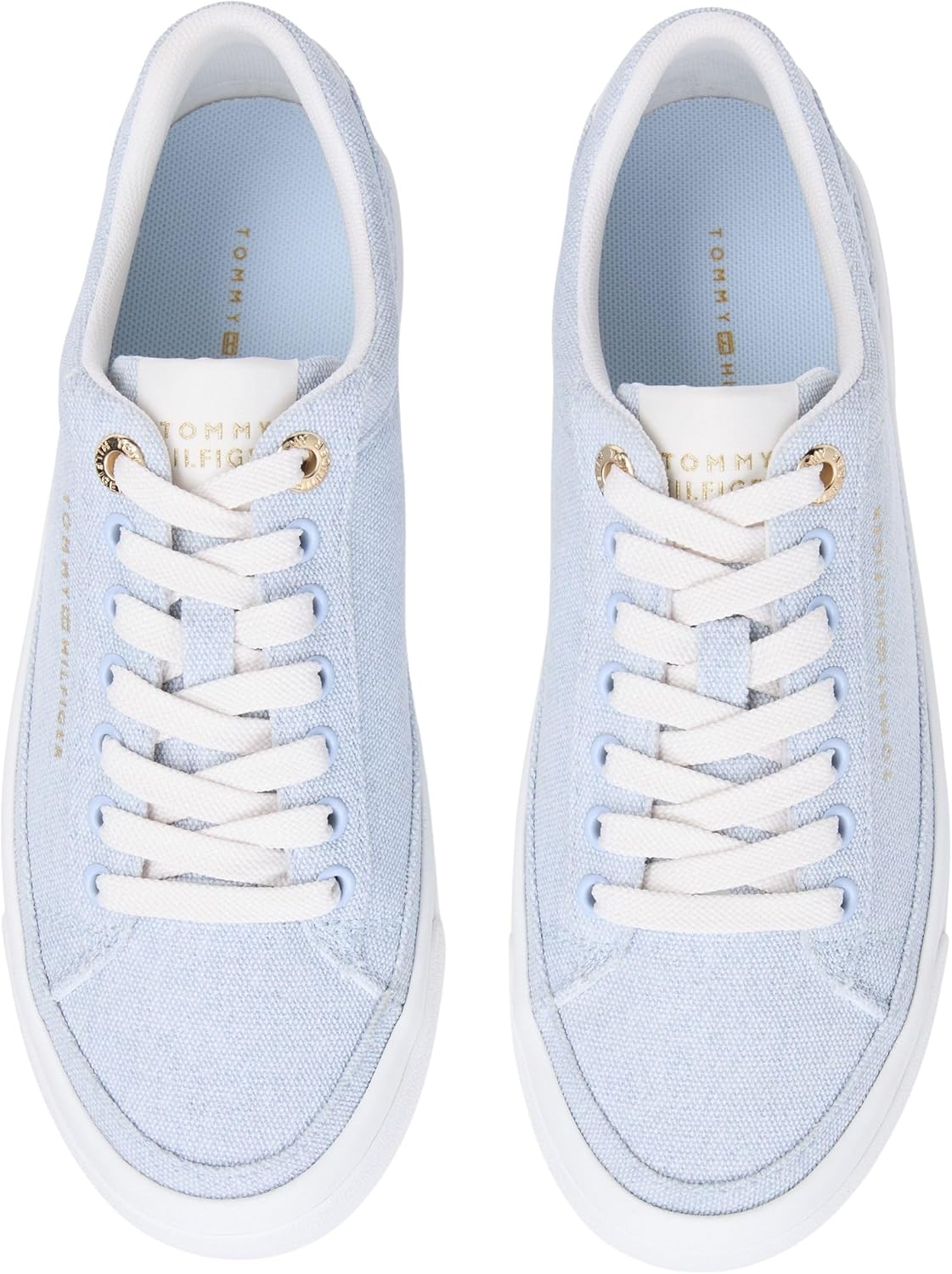 Thumbnail 4 de Tommy Hilfiger TH Foxing Platform Washed Canvas FW0FW09172 – Sneaker bassa da donna