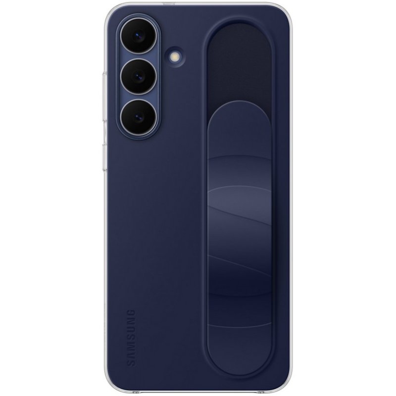 Detalle de Samsung Standing Grip Funda con Soporte Azul Oscuro para Galaxy S25 FE