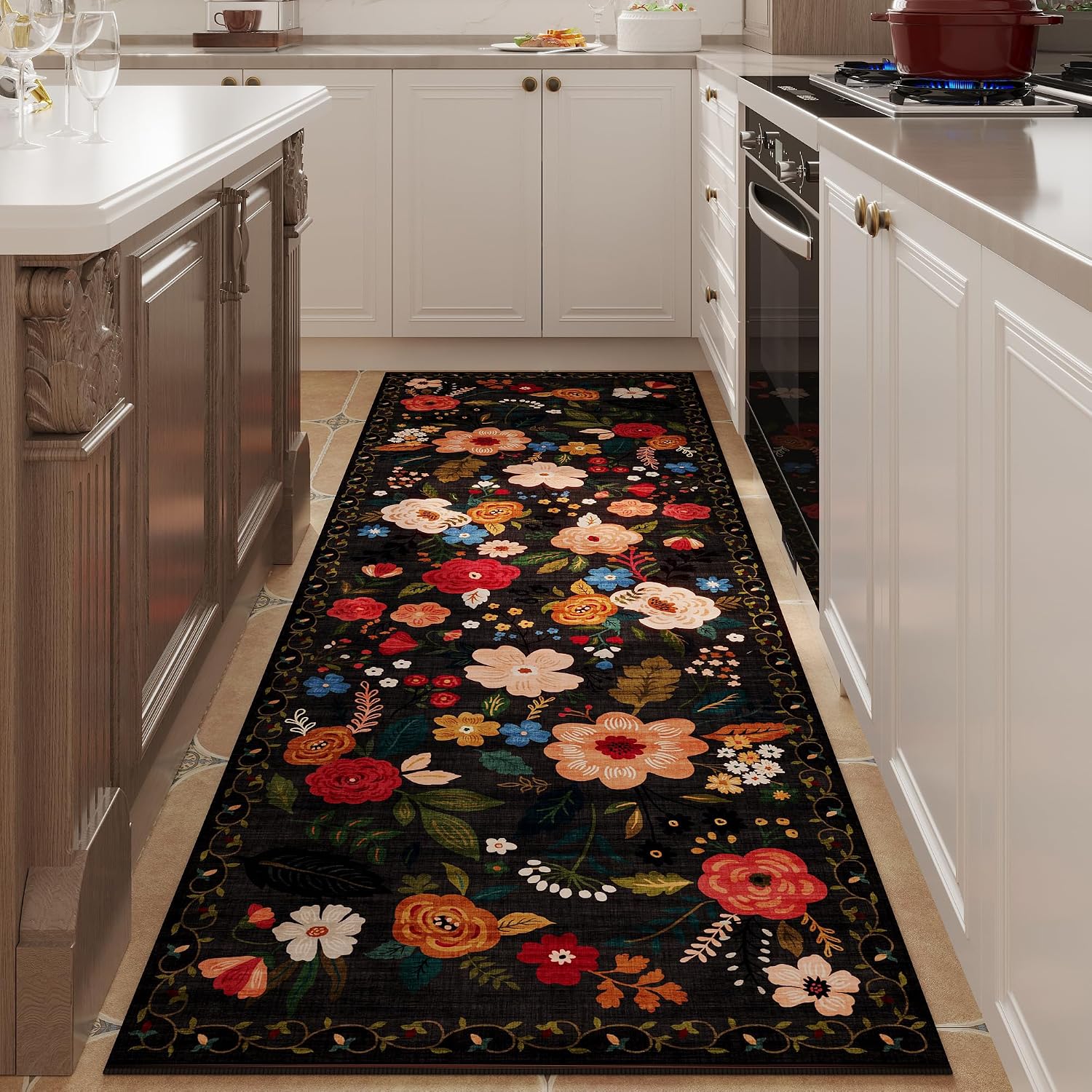 Detalle 2 de Rugcomf Runner Rug 2.5x8 ft Non Slip