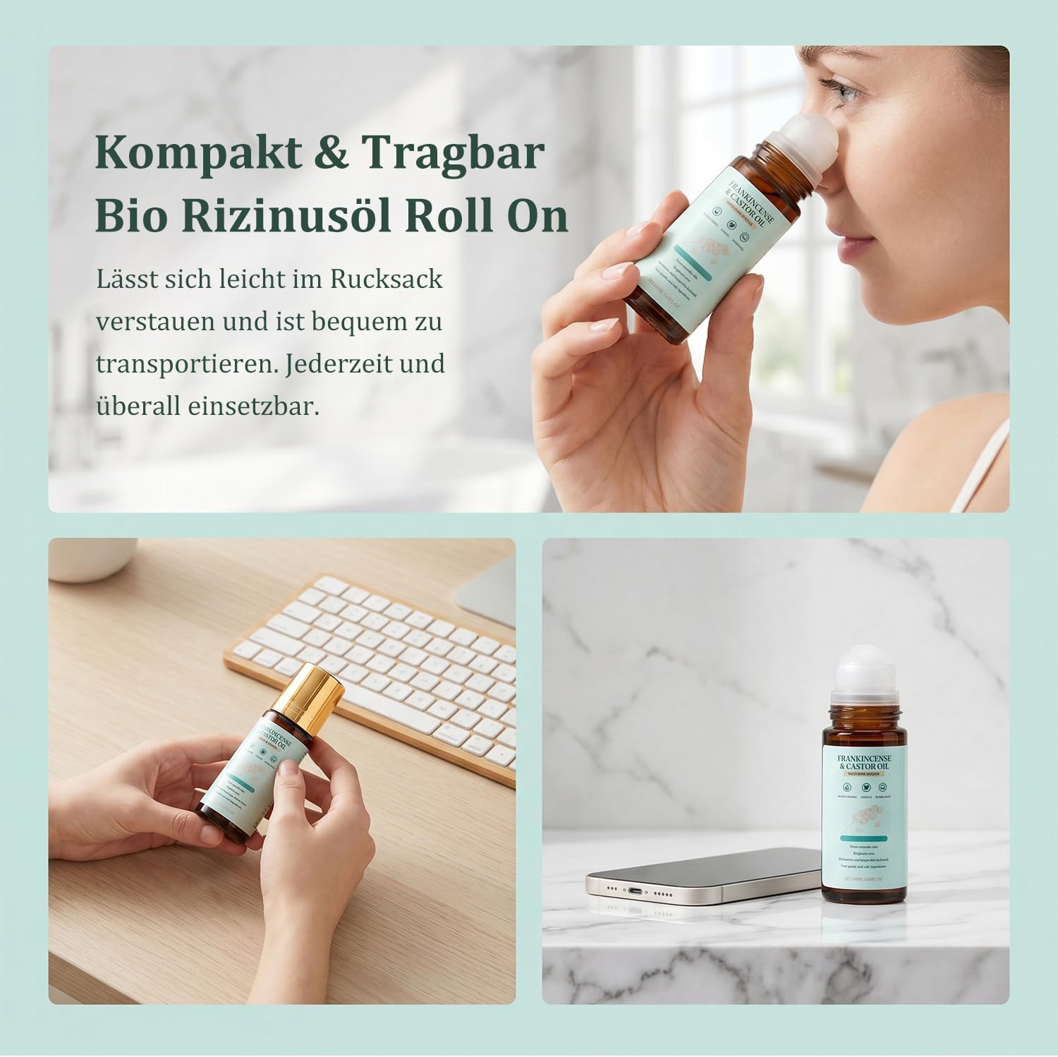 Thumbnail 5 de Bio Rizinusöl Roll-On – kaltgepresstes Bio-Rizinusöl für Feuchtigkeitspflege der Haut