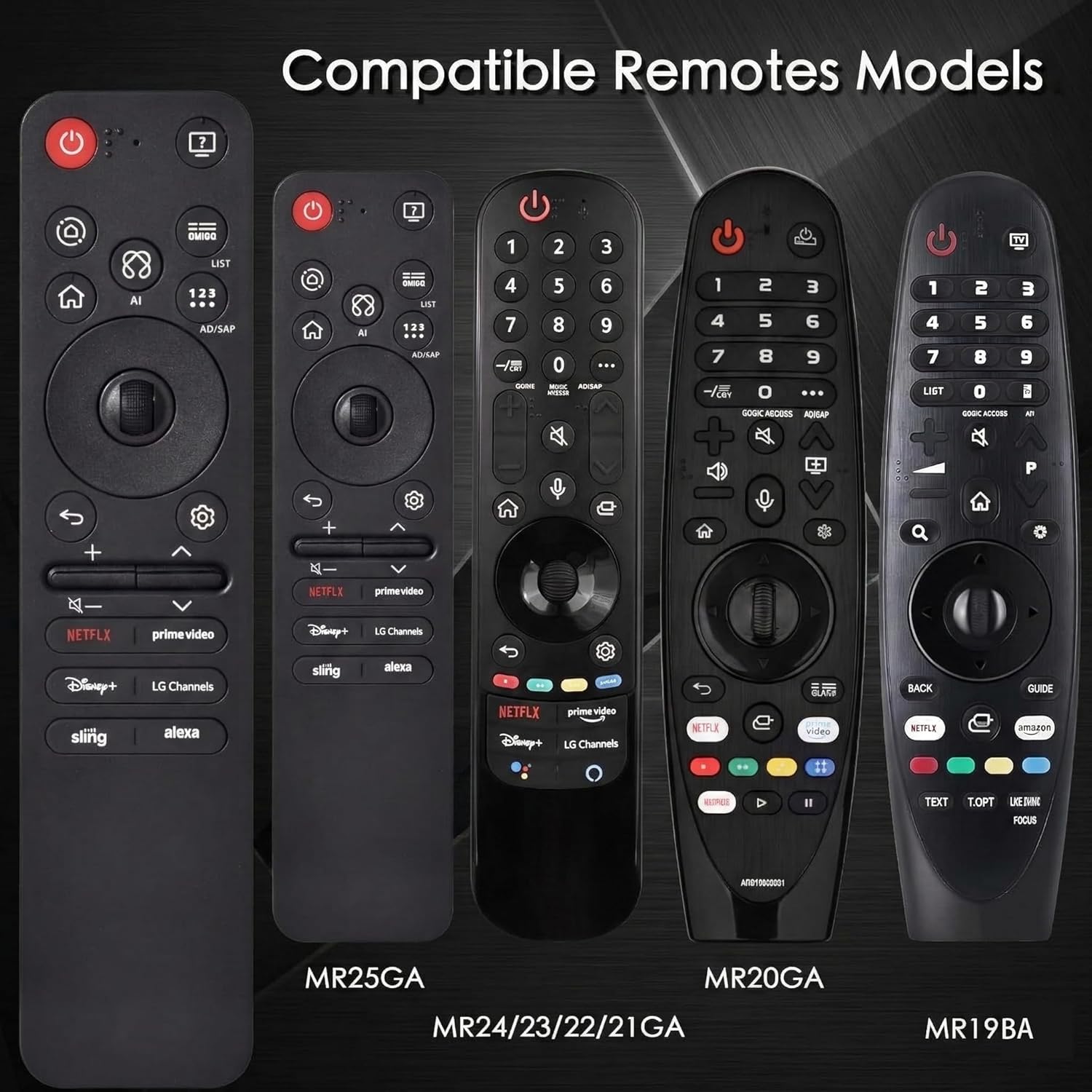 Detalle 2 de AI Magic Remote for LG AN-MR25GA Replacement