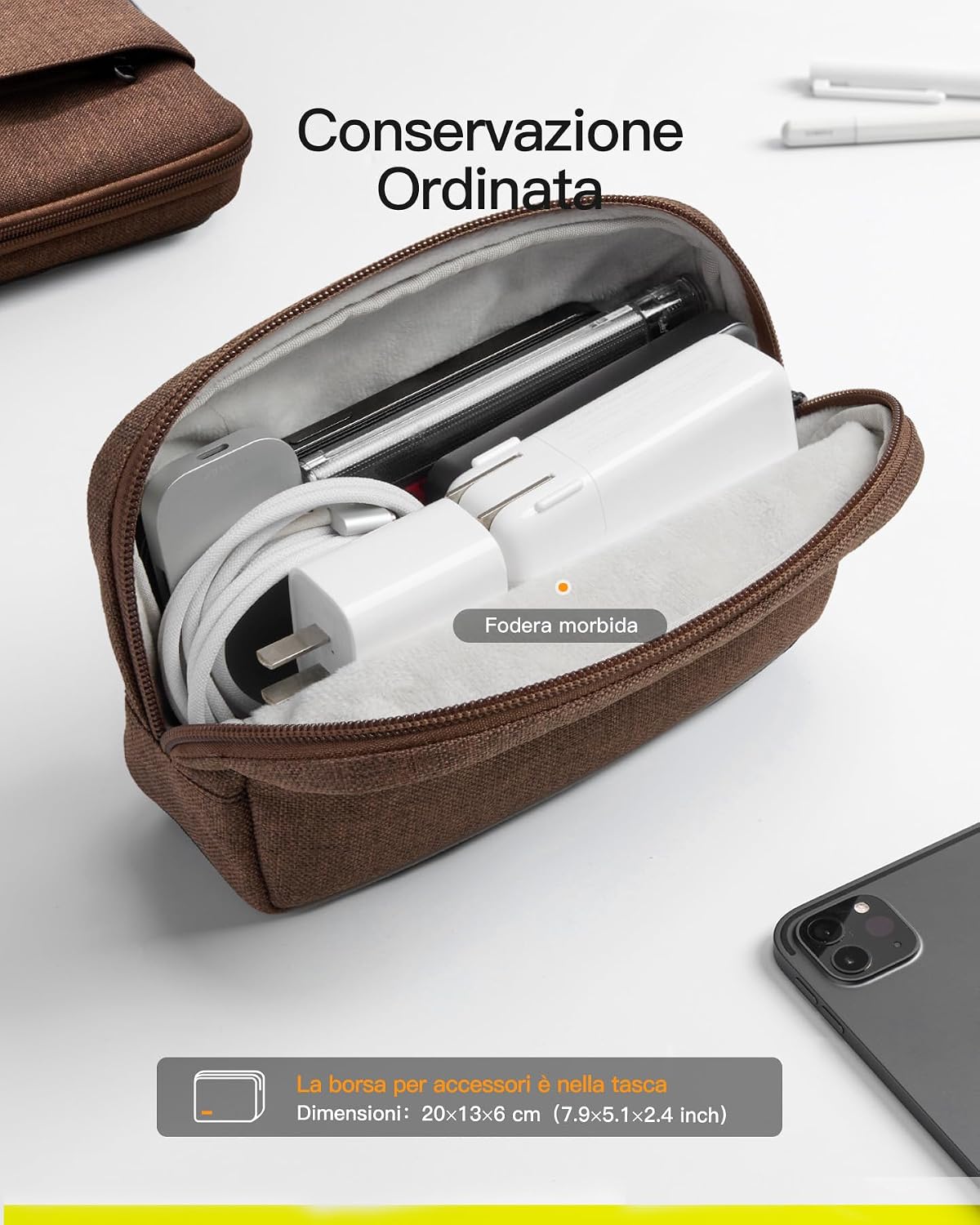 Detalle 2 de Inateck Custodia per laptop con protezione 360° per 13 pollici (compatibile con MacBook Air/Pro e Surface Pro da 12,3")