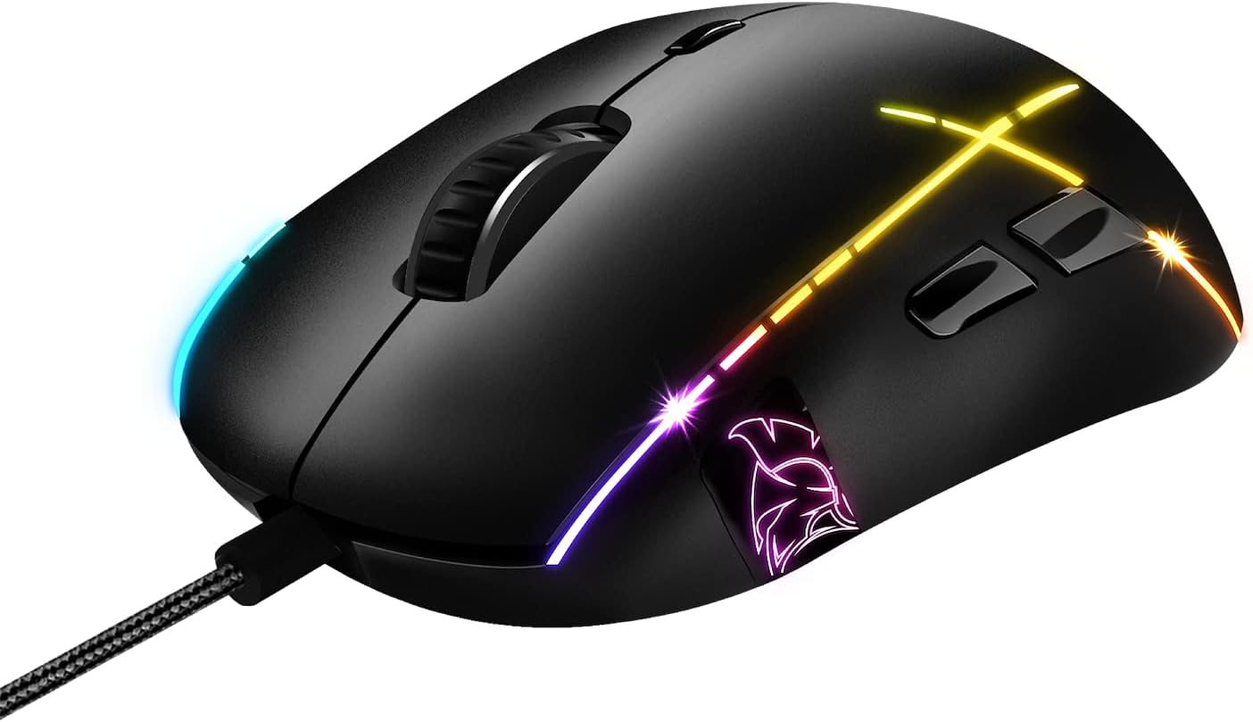 Thumbnail 2 de EMPIRE GAMING X-Blades : souris gamer filaire ambidextre RGB, jusqu’à 6400 DPI et 1000 Hz