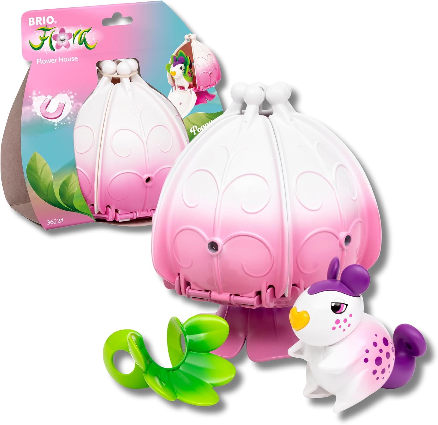 Detalle de BRIO FLORA Casa in fiore di Poppy, playset 3+ 🎲