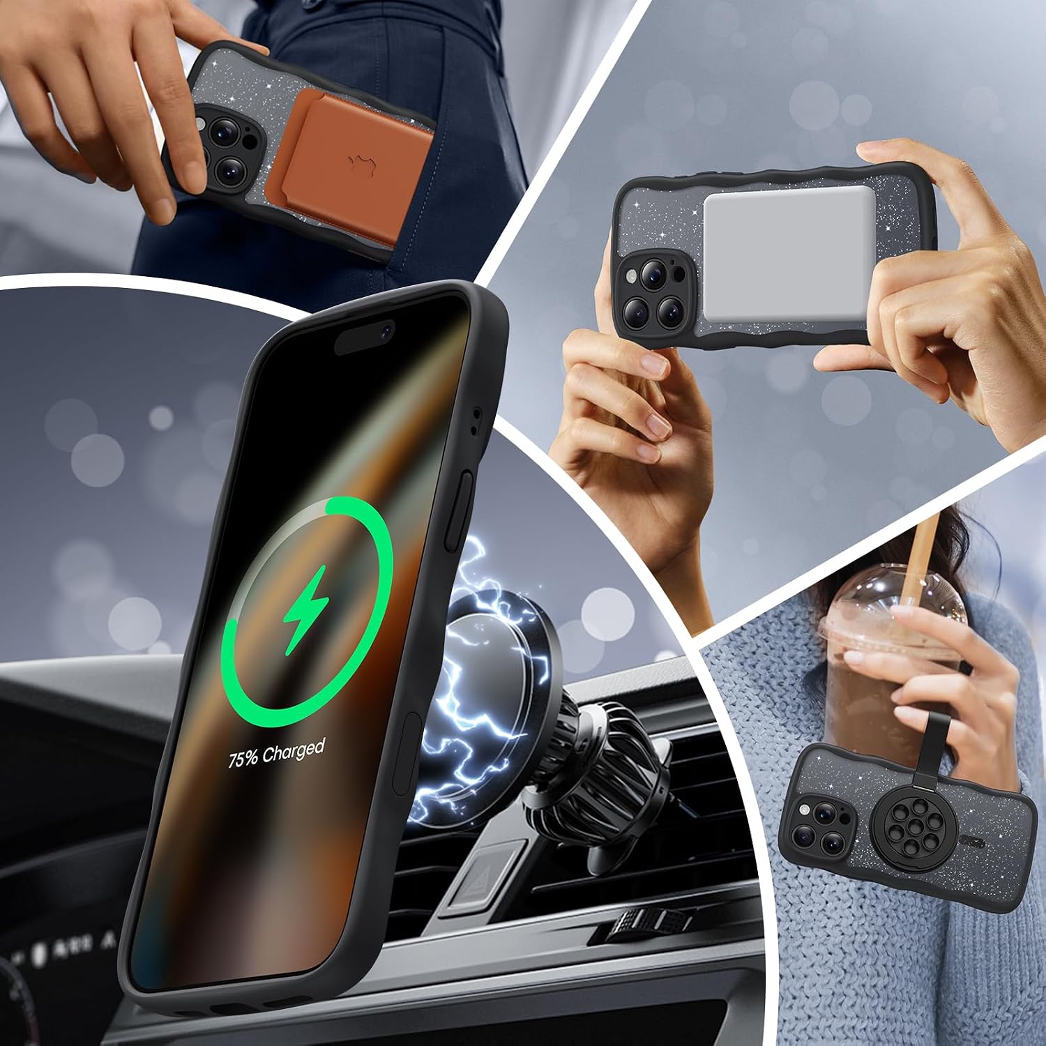 Thumbnail 5 de TAURI Magnetic iPhone 16 Pro Max Case, MagSafe