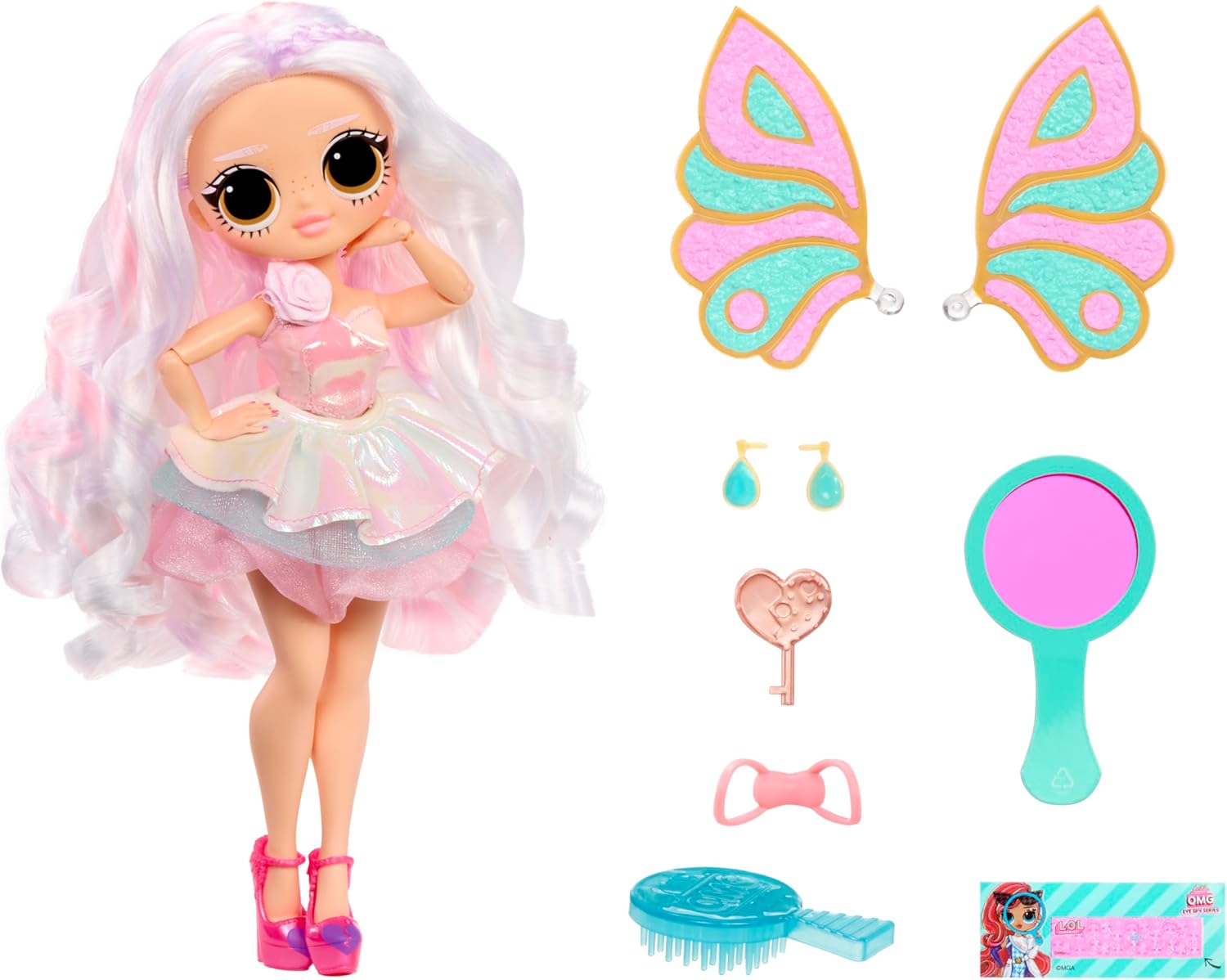 Thumbnail 2 de L.O.L. Surprise! OMG Eye Spy Series – Fairy: Die Sammelpuppe mit Rätseln, Farbwechseln und Schmuckidee