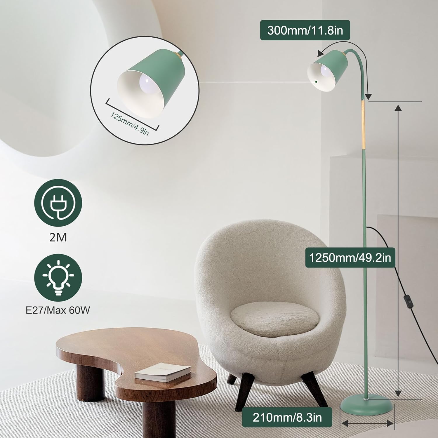 Thumbnail 5 de ANTENLICHT VILI lampada a stelo 159 cm