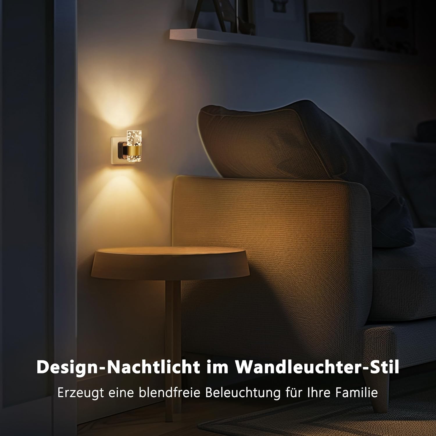 Thumbnail 4 de LOHAS-LED Nachtlicht Steckdose mit Dämmerungssensor – Warmweiß 3000K, 0–100 Lumen, dimmbar