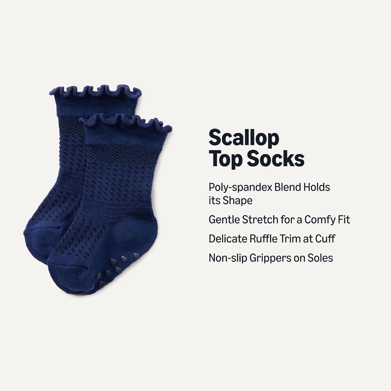 Thumbnail 1 de Amazon Essentials x Sofia Grainge Scallop Top Socks 6 pairs