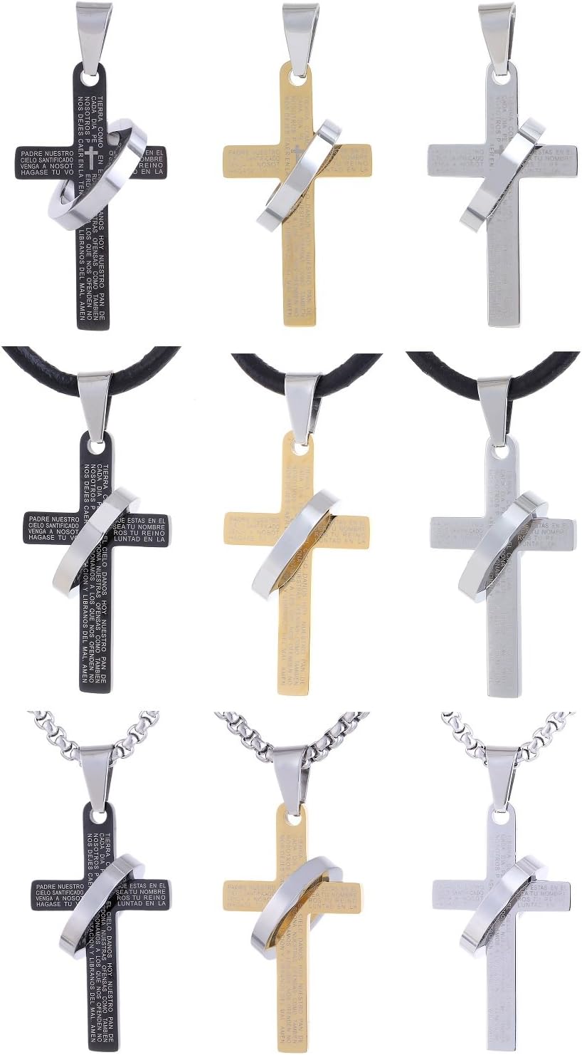 Thumbnail 4 de DonDon Collar hombre con cruz 52 cm