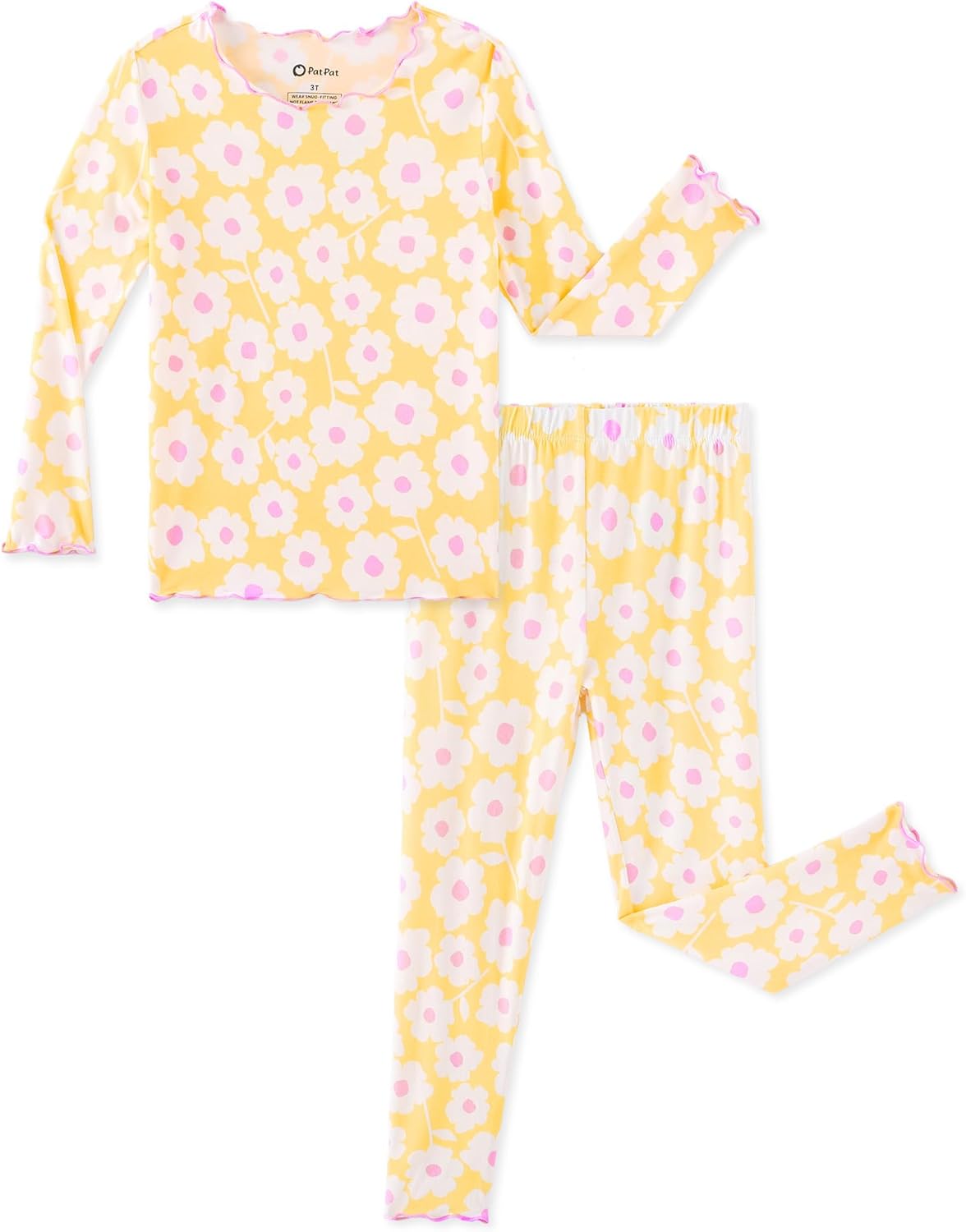 Thumbnail 6 de PATPAT Toddler Pajama Set, Bamboo Viscose