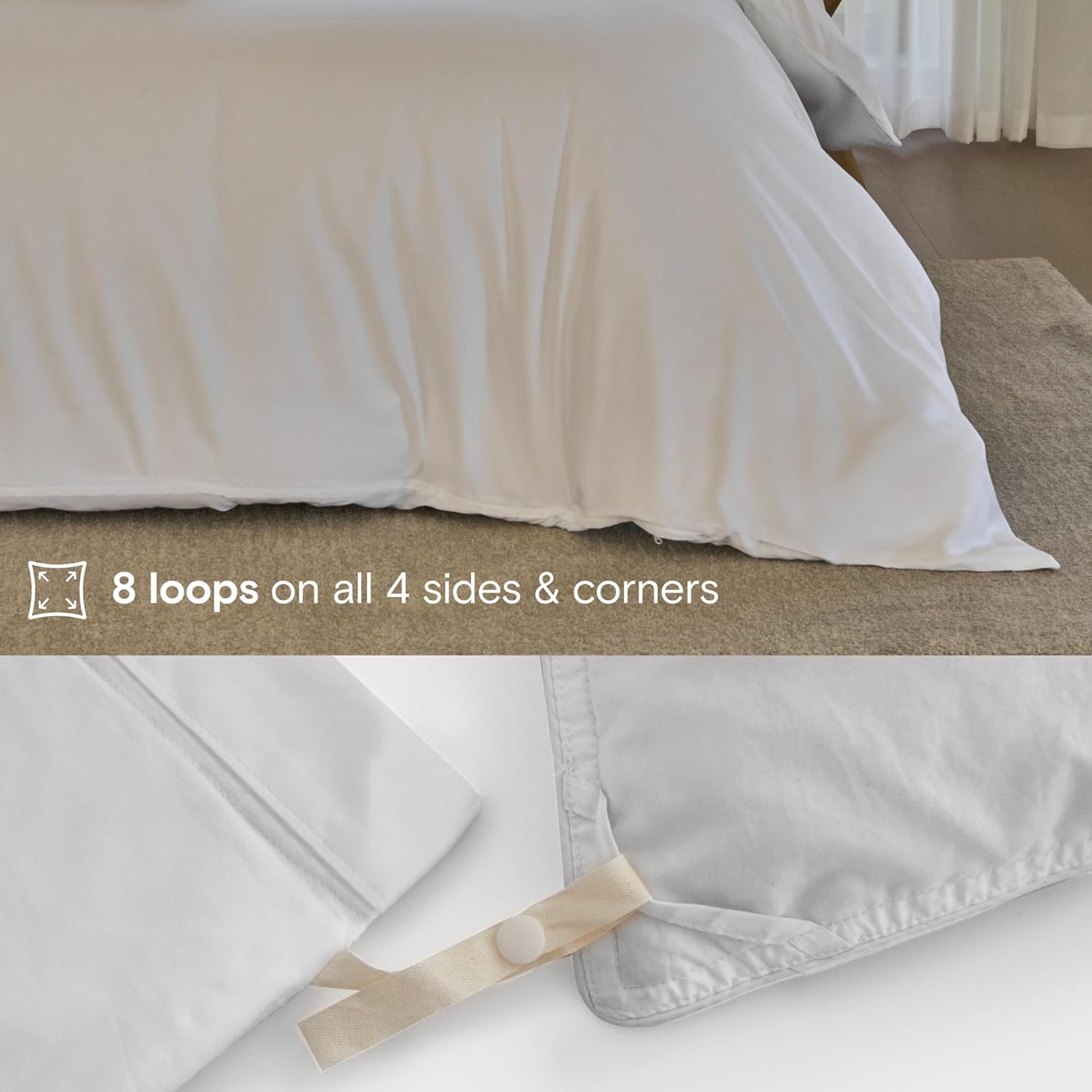 Thumbnail 4 de DOZ Duvet Cover Set 90"x90"