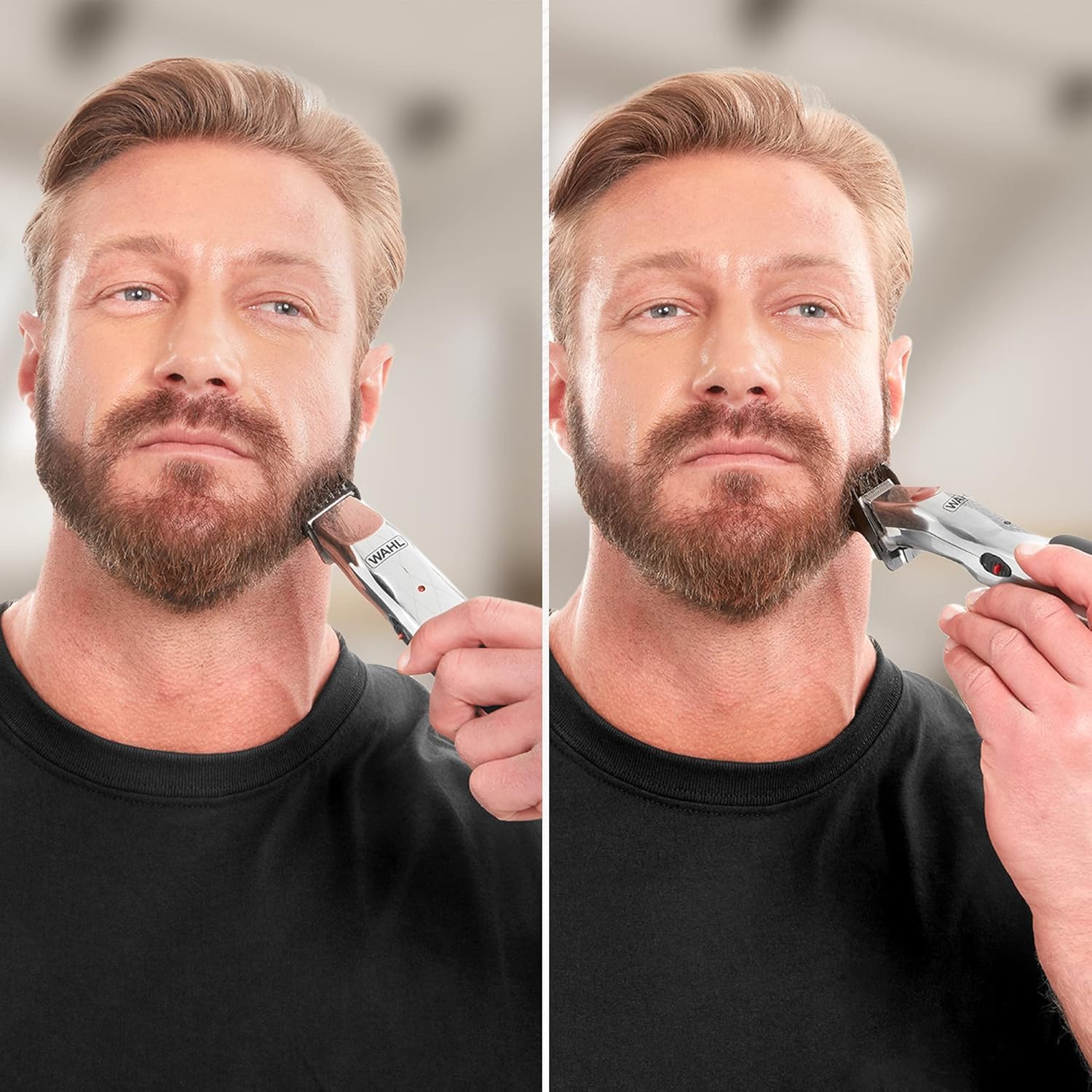Detalle 2 de Wahl Groomsman Rechargeable Beard Trimmer: Practical Cordless Grooming Kit