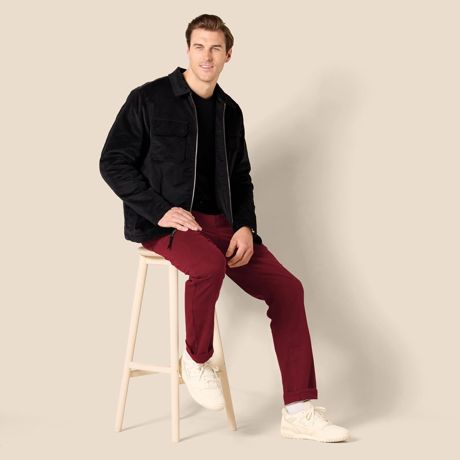 Thumbnail 6 de Amazon Essentials Men's Slim-Fit 5-Pocket Stretch Twill Trousers
