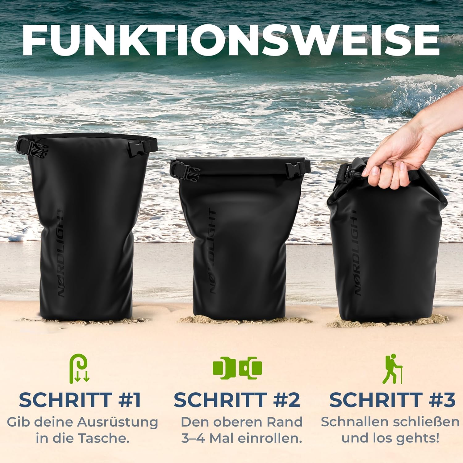 Thumbnail 6 de Nordlight Dry Bag 10l wasserdichte Tasche