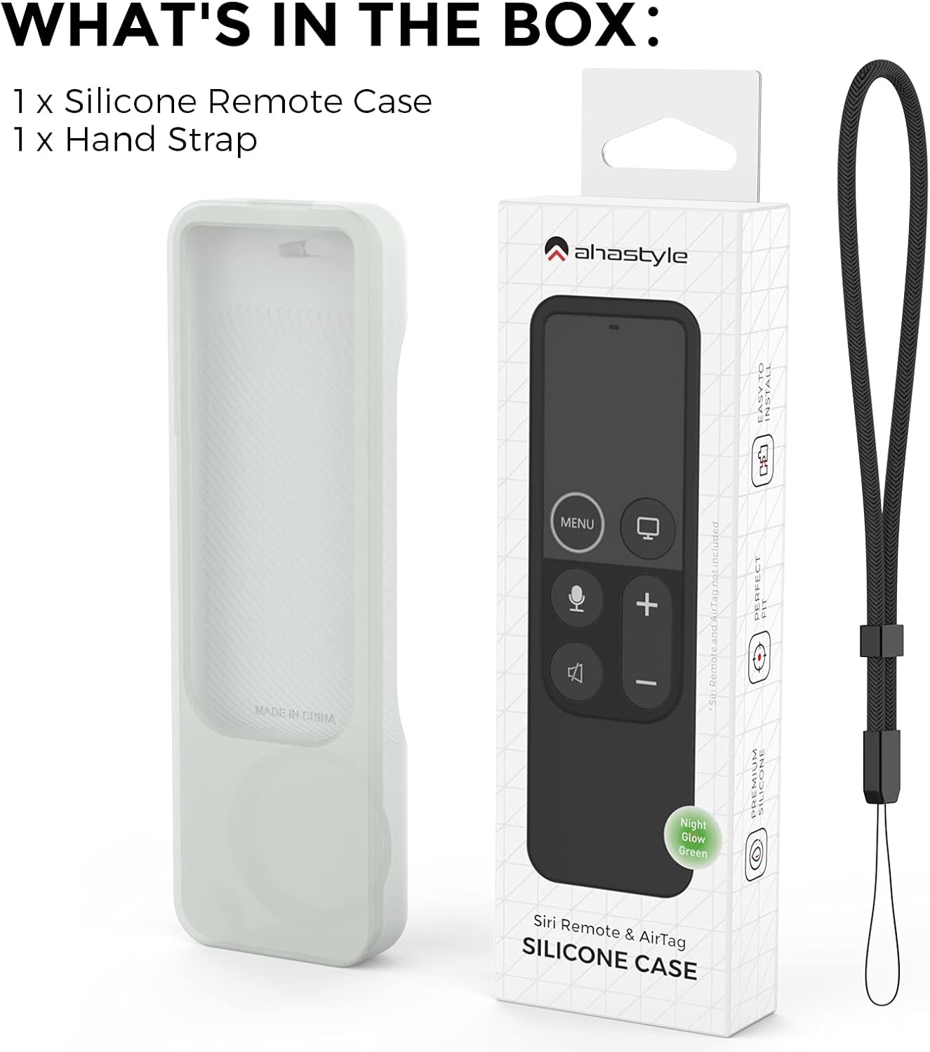 Thumbnail 6 de AhaStyle Apple TV Remote Cover with AirTag holder