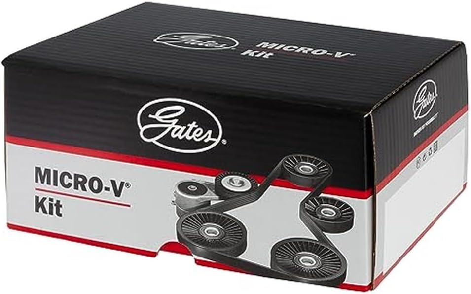 Detalle de GATES Kit Micro-V K036PK1053 — kit de distribution et courroies micro-V, qualité première monte
